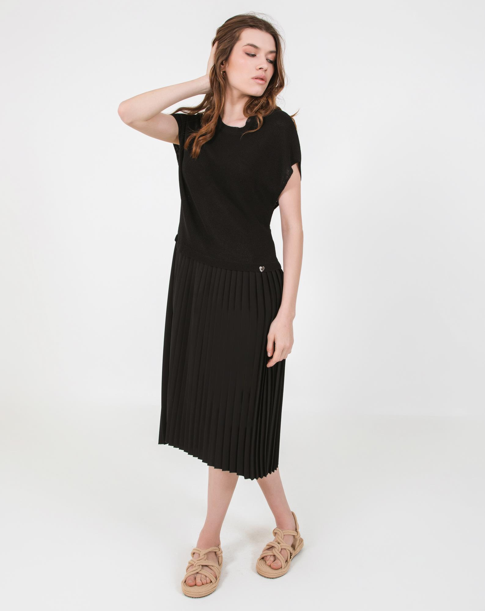 Piliseli Triko Elbise