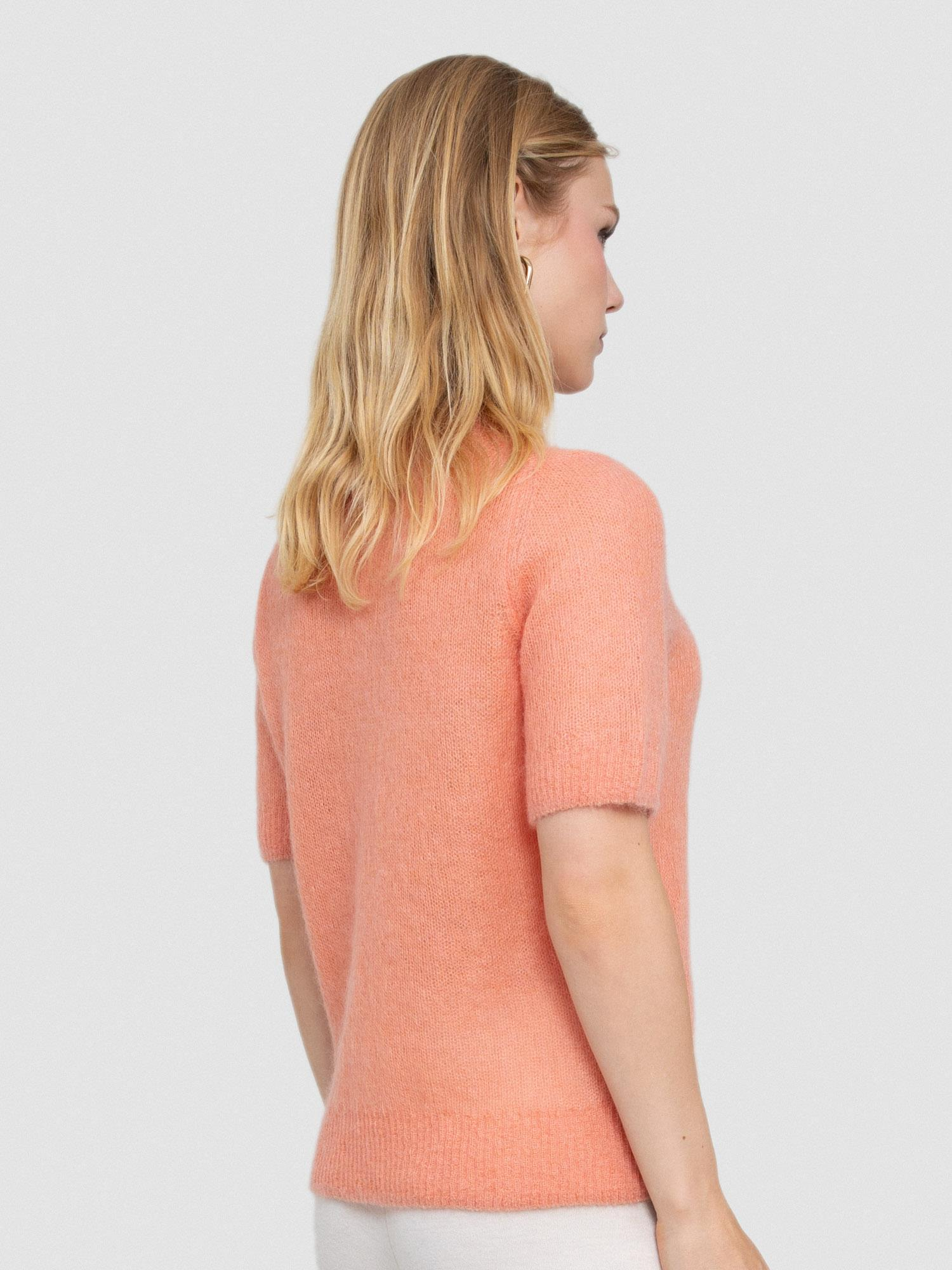 Yarı Transparan Bisiklet Yaka Kazak