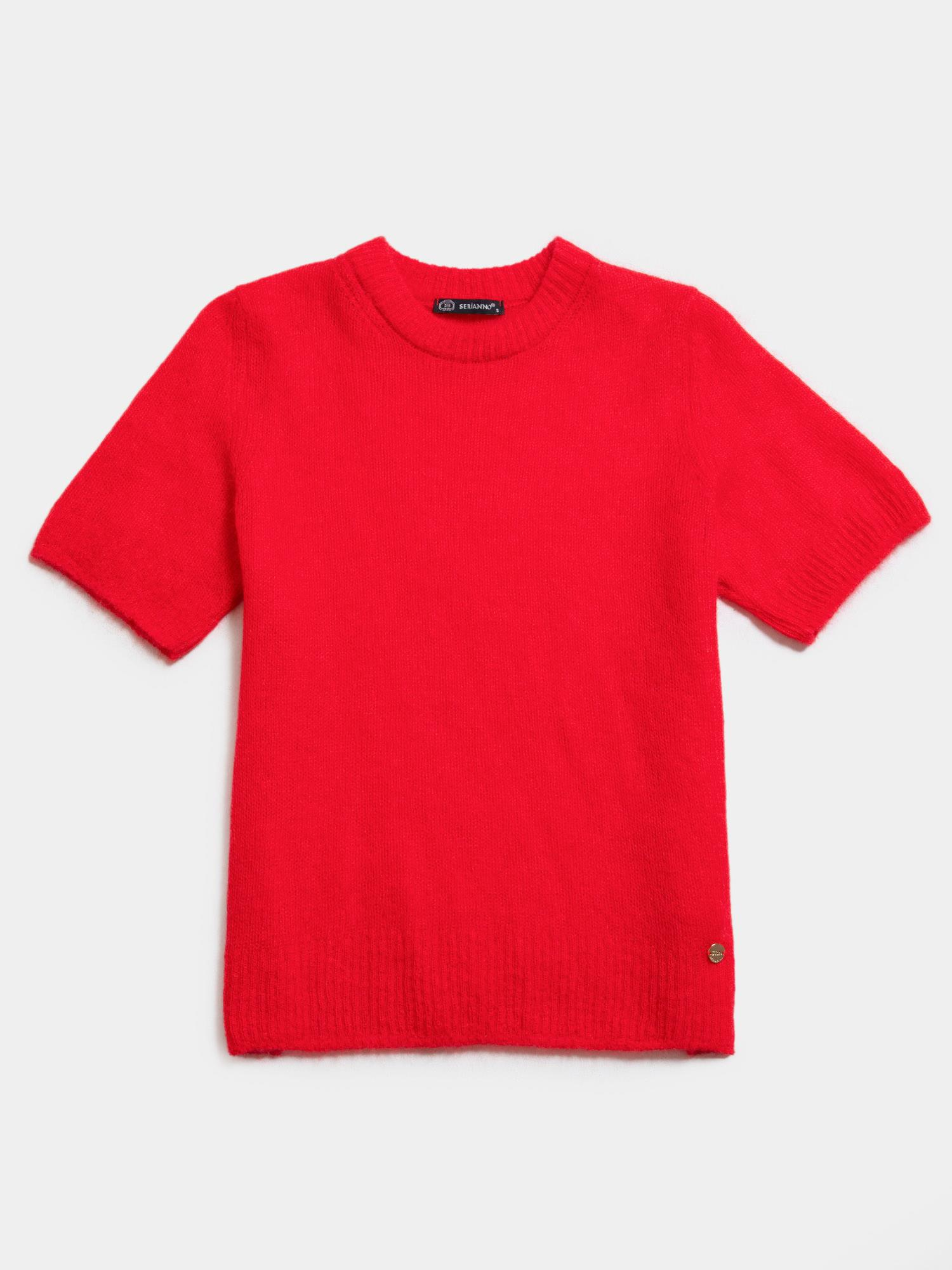 Yarı Transparan Bisiklet Yaka Kazak