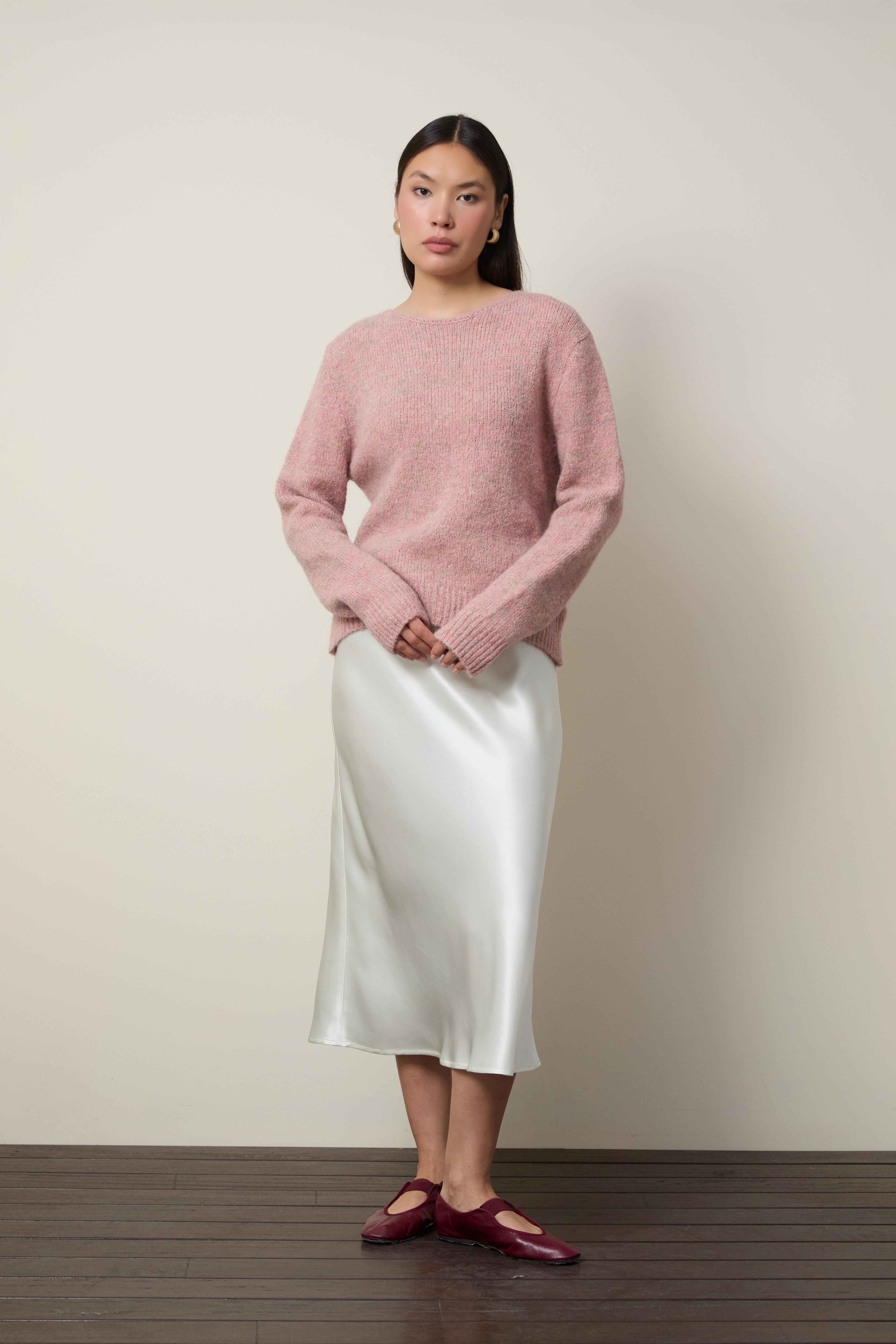 Yün Karışımlı Bisiklet Yaka Basic Kazak