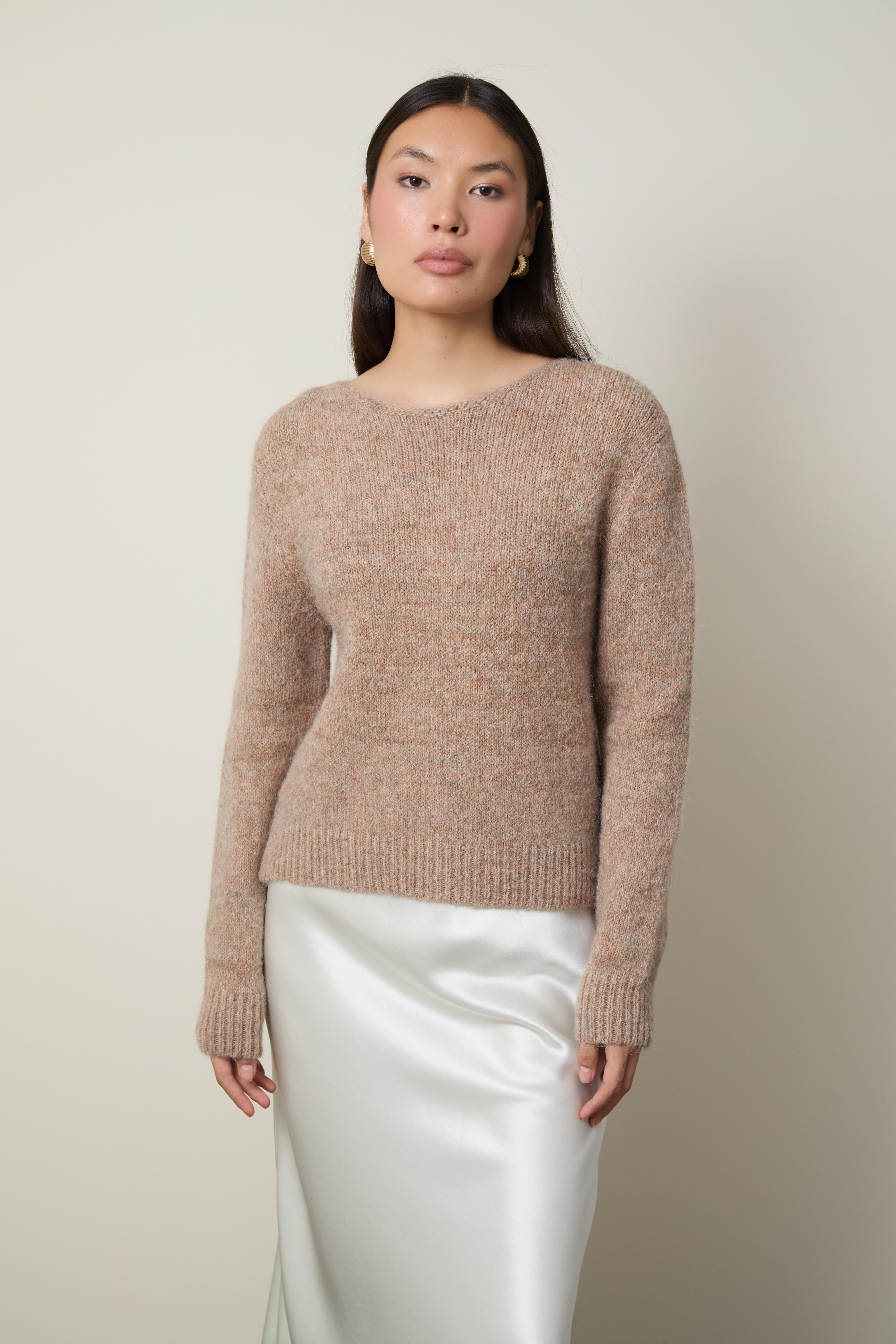 Yün Karışımlı Bisiklet Yaka Basic Kazak