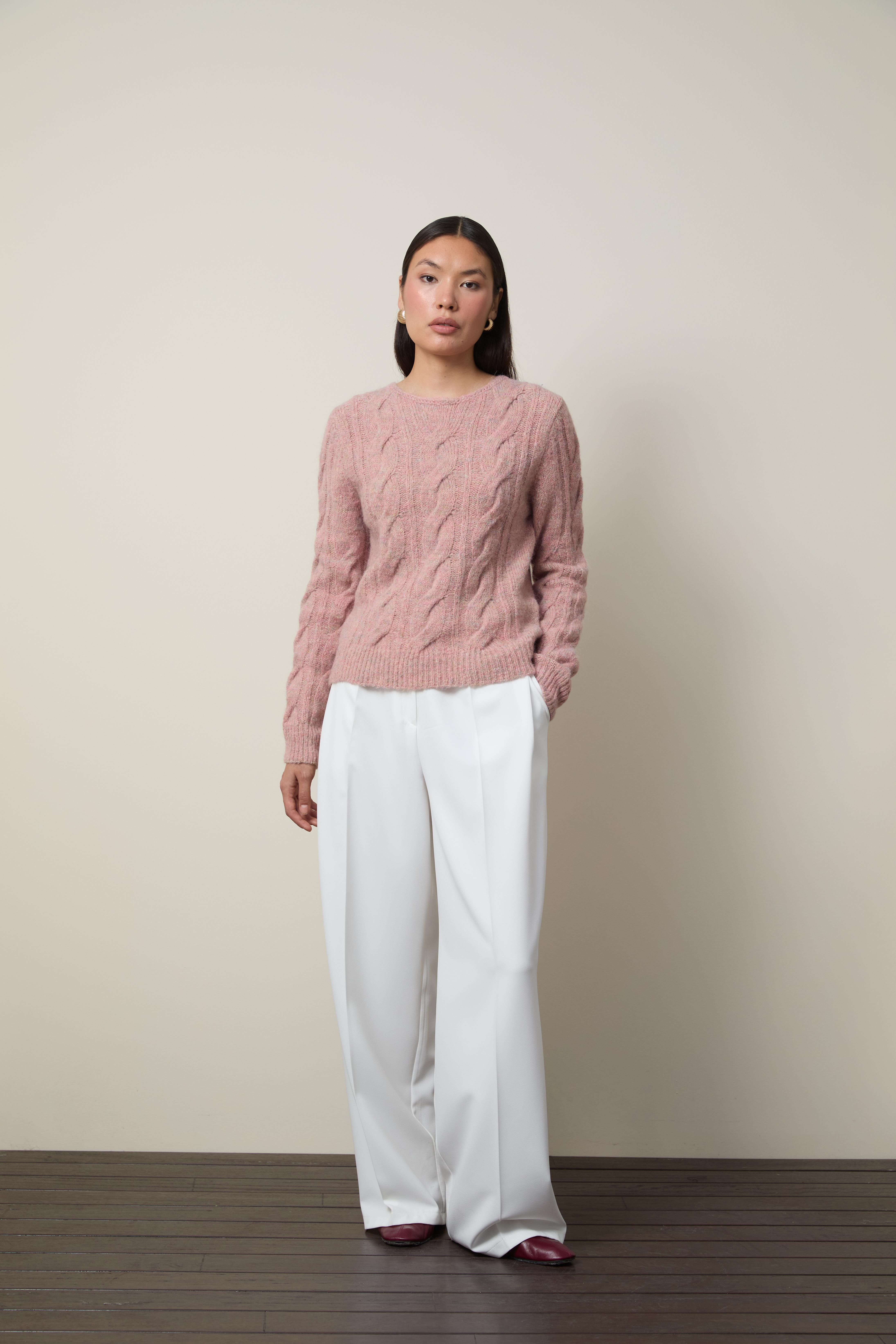 Yün Karışımlı Bisiklet Yaka Kazak