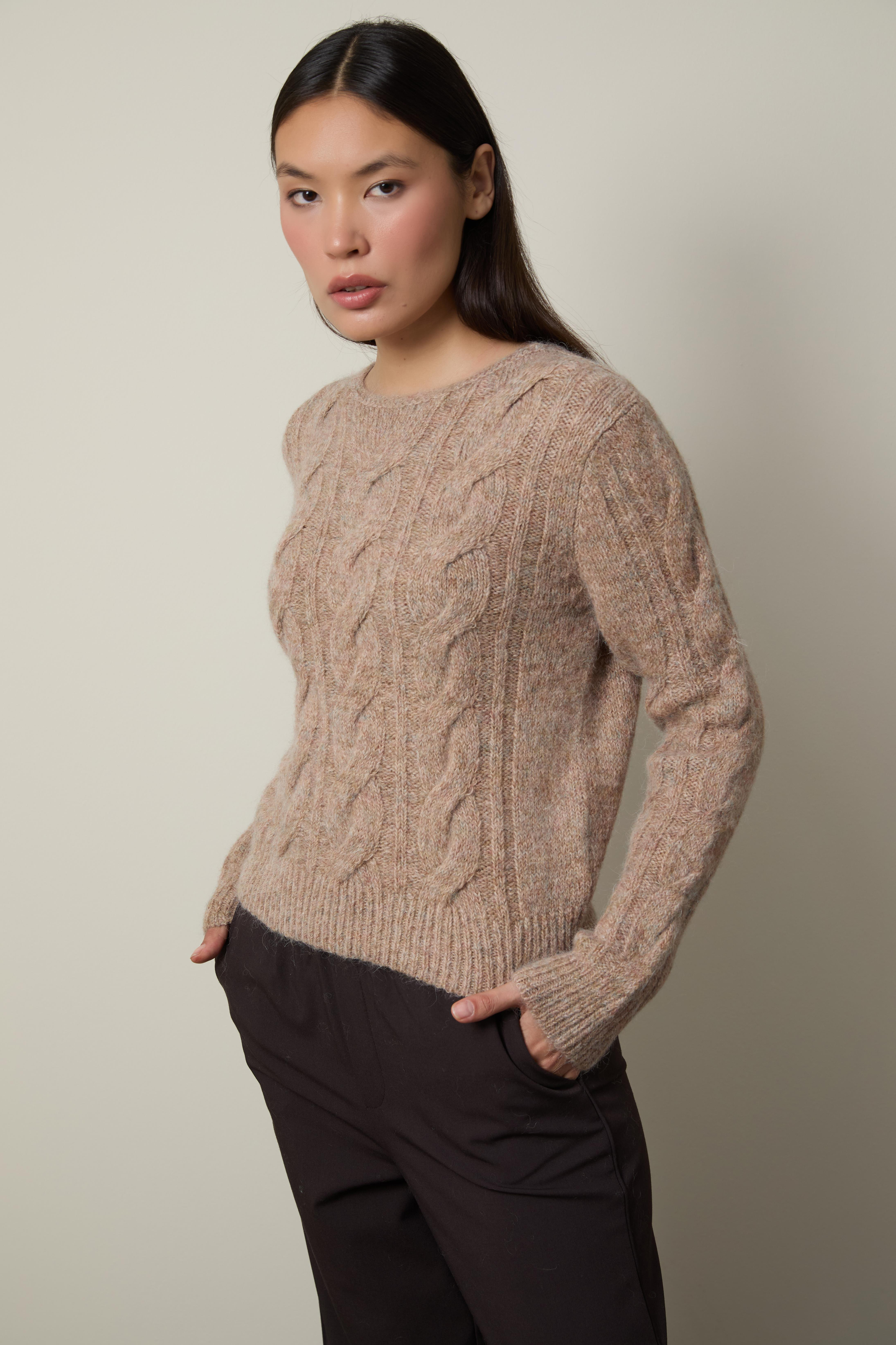 Yün Karışımlı Bisiklet Yaka Kazak