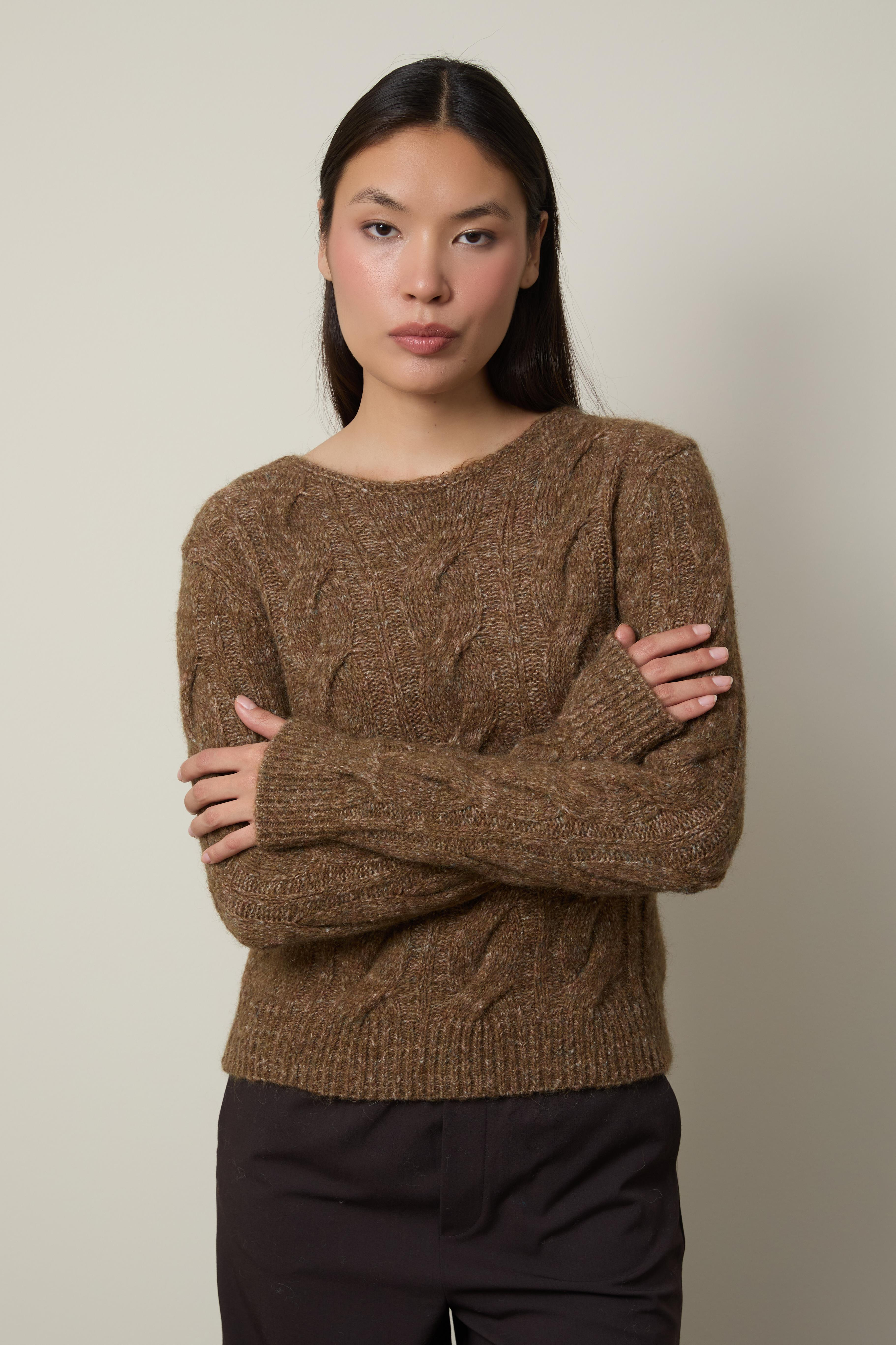 Yün Karışımlı Bisiklet Yaka Kazak