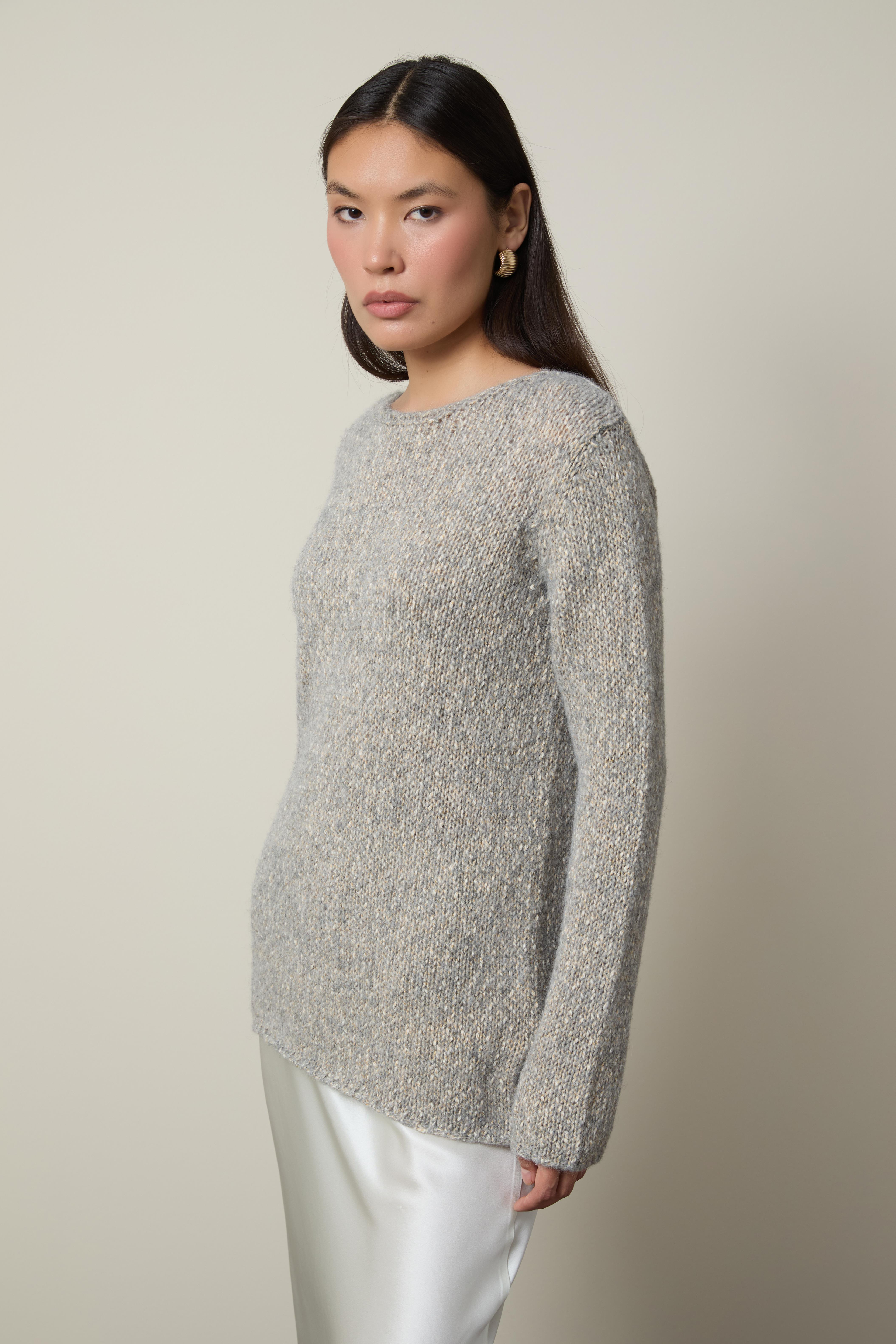 Yün Karışımlı Yaka Detaylı Kazak