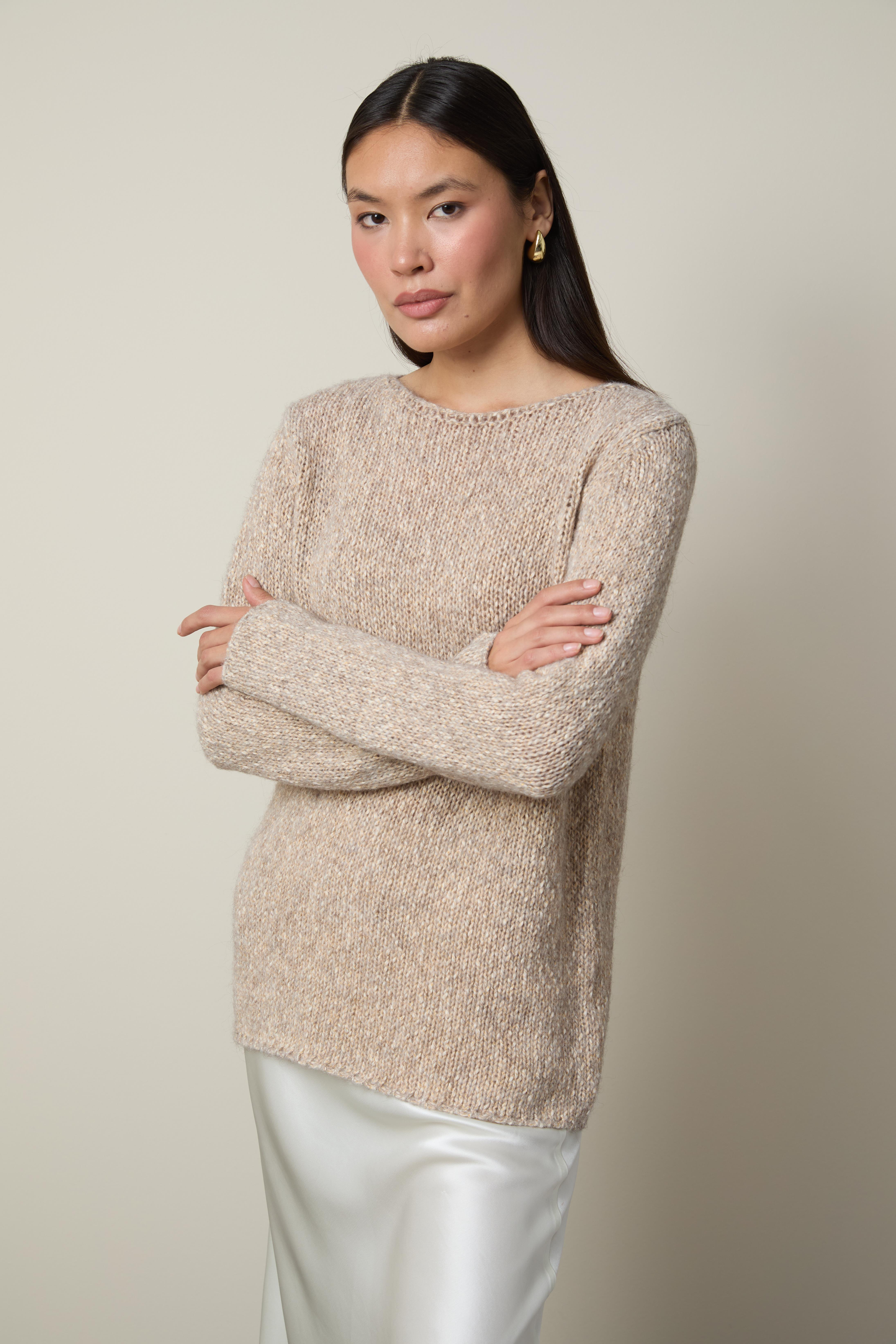 Yün Karışımlı Yaka Detaylı Kazak