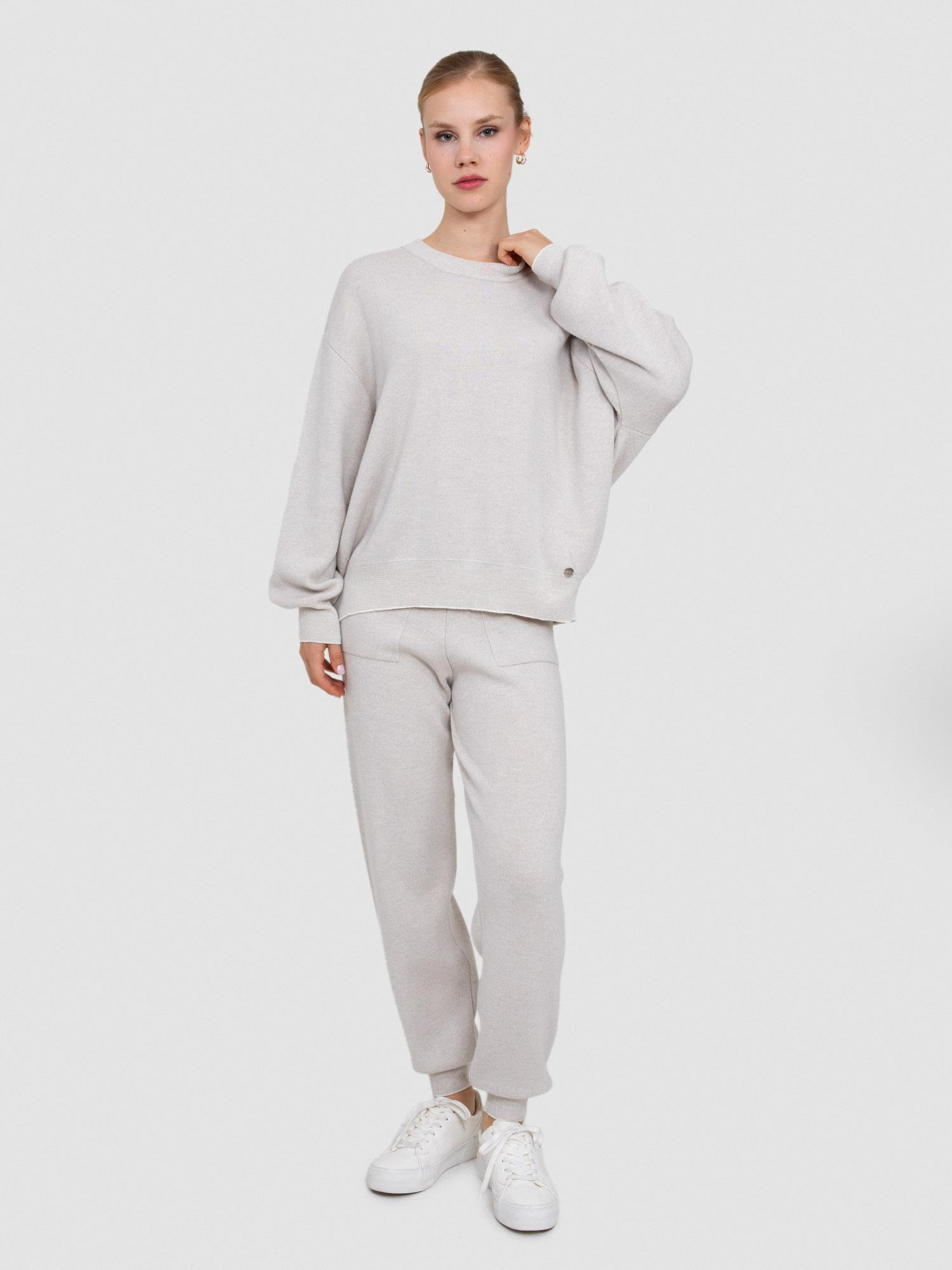 Yün ve Kaşmir Karışımlı Cepli Jogger Pantolon