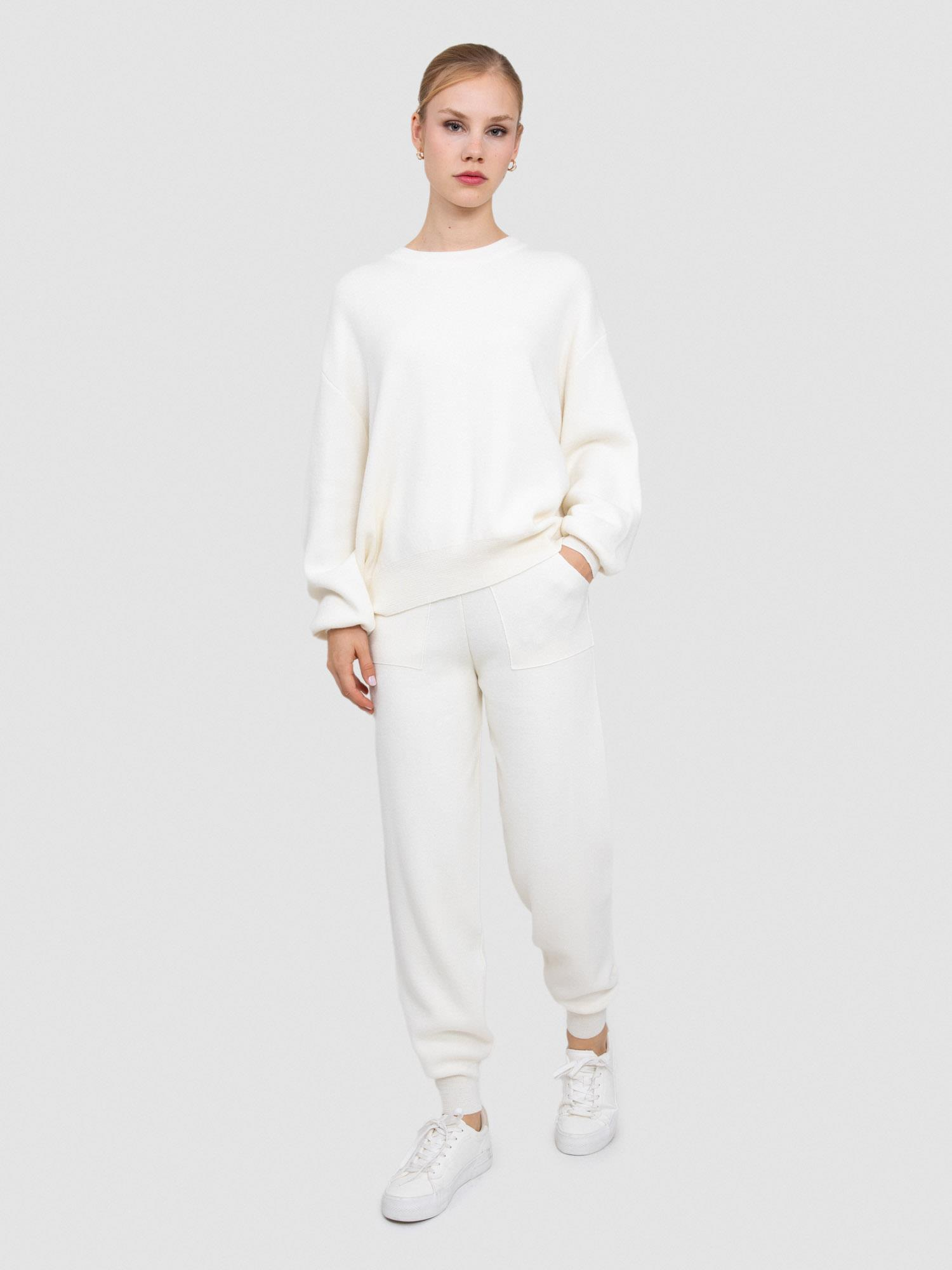 Yün ve Kaşmir Karışımlı Cepli Jogger Pantolon