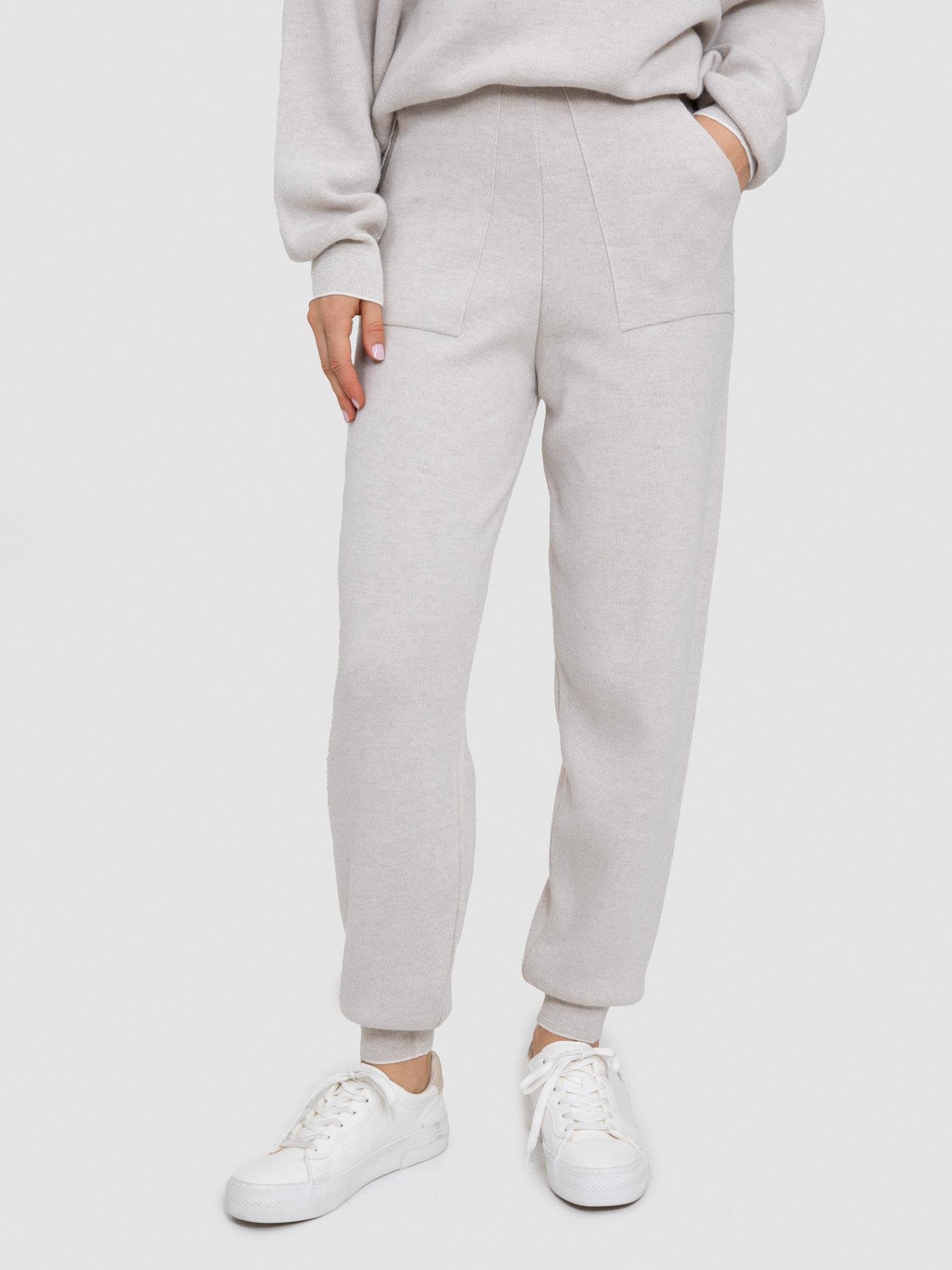 Yün ve Kaşmir Karışımlı Cepli Jogger Pantolon