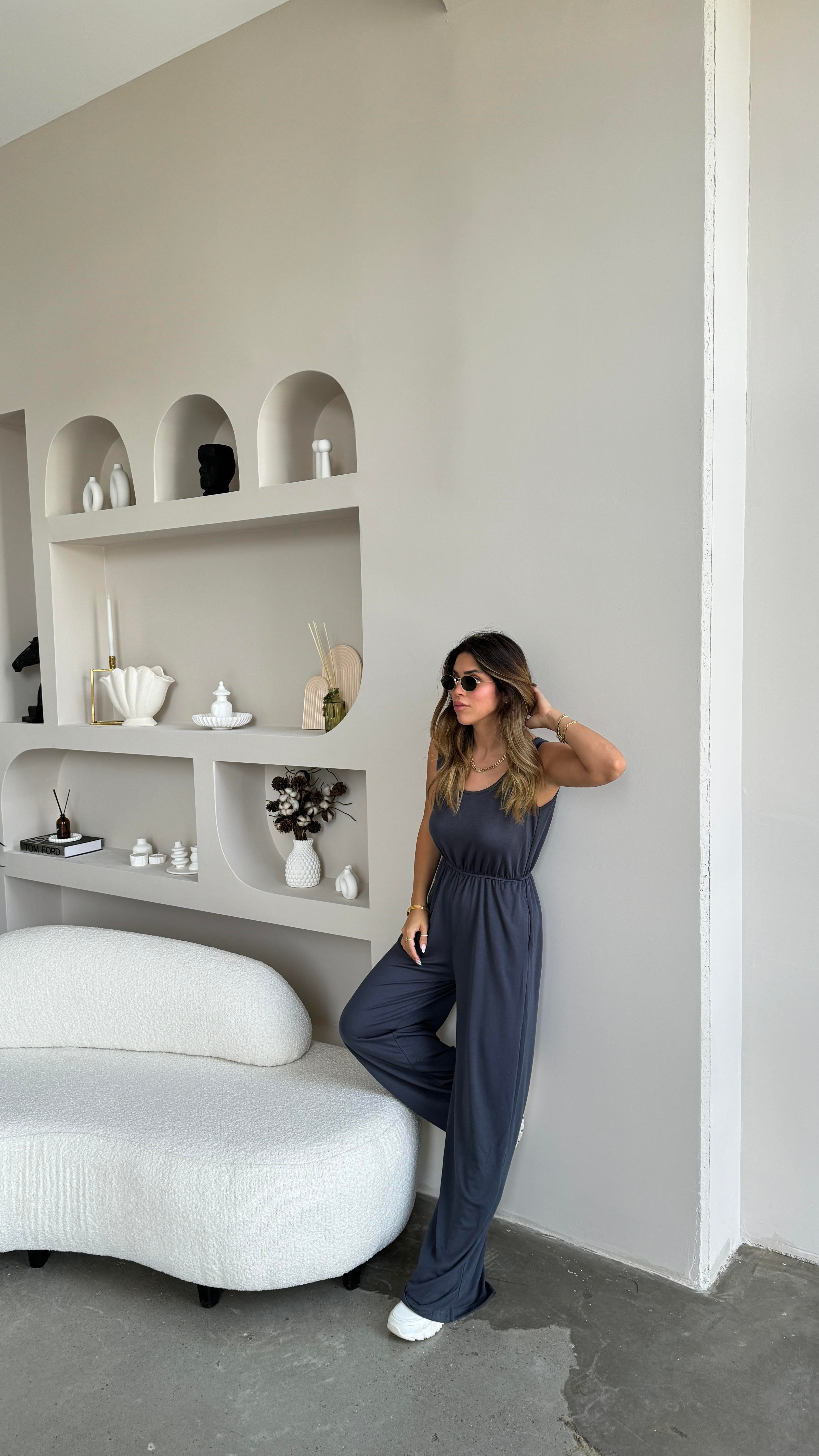 Antrasit Basic Modal Tulum