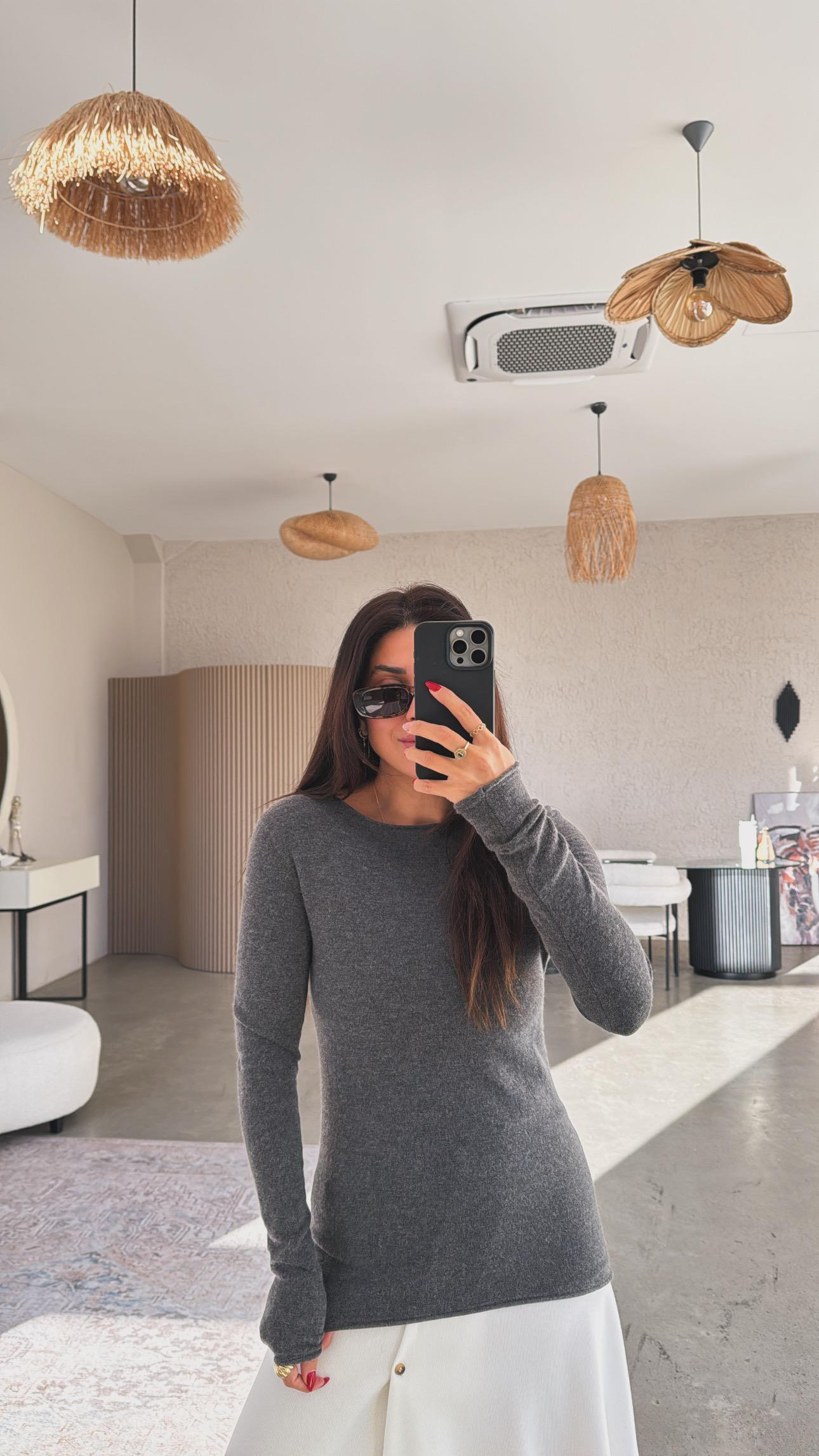 Antrasit Kaşmir Dlv Triko