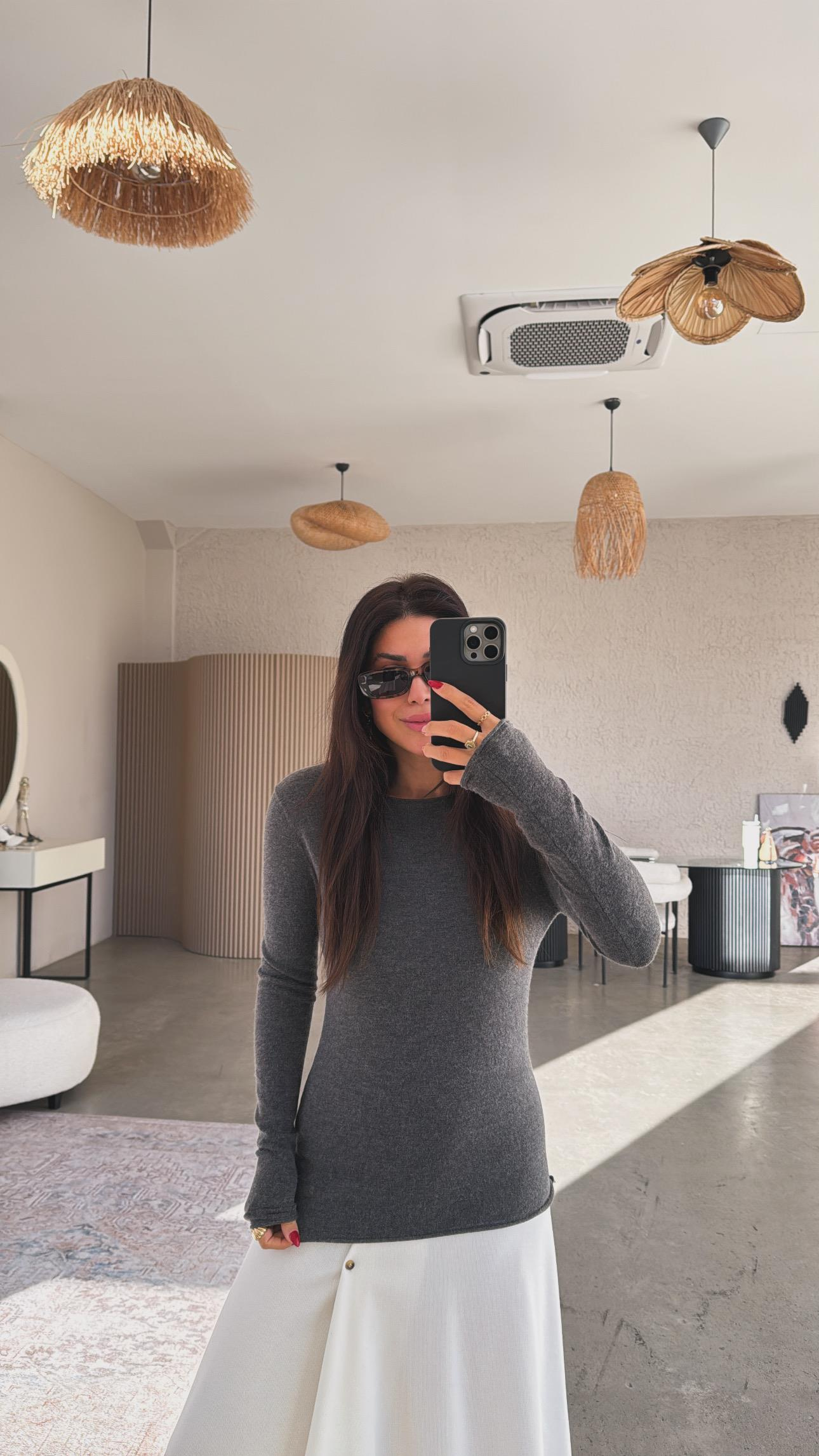 Antrasit Kaşmir Dlv Triko