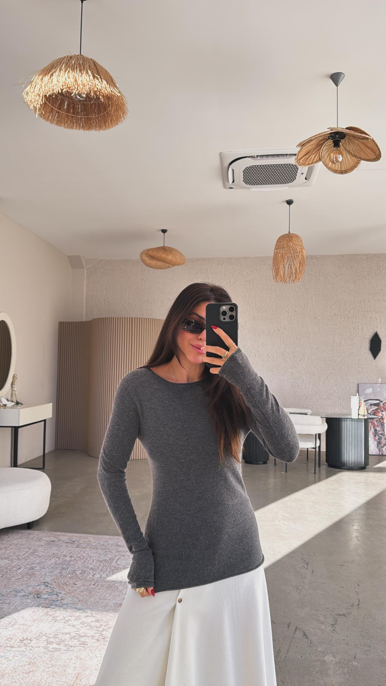 Antrasit Kaşmir Dlv Triko