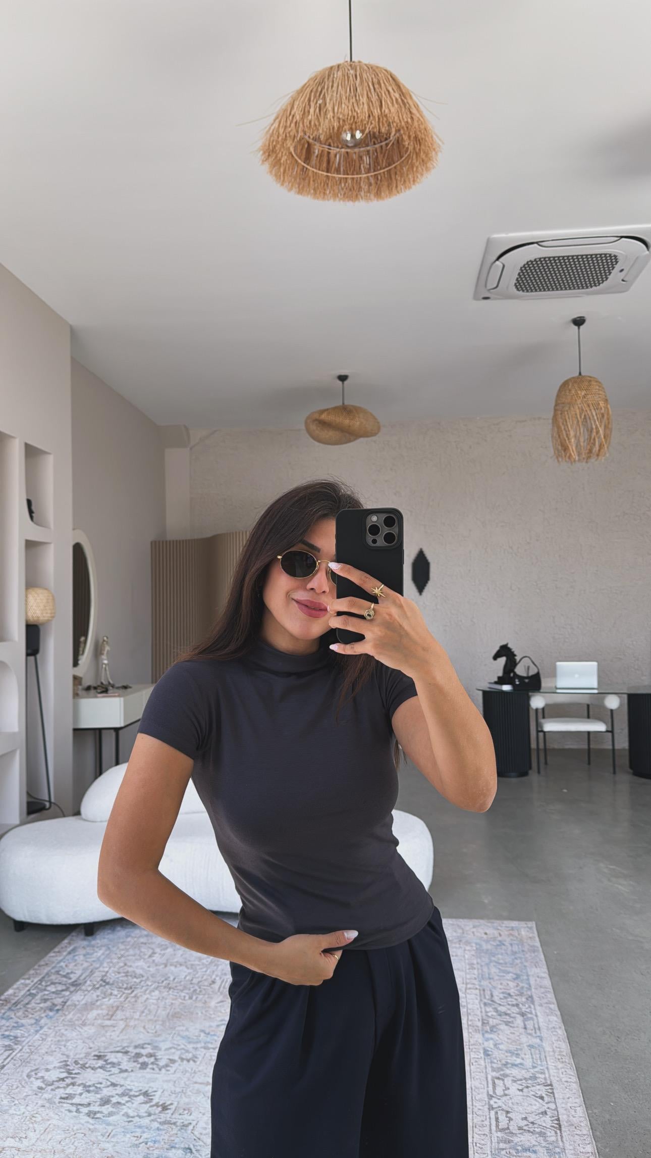 Antrasit Oys Modal Dik Yaka Basic