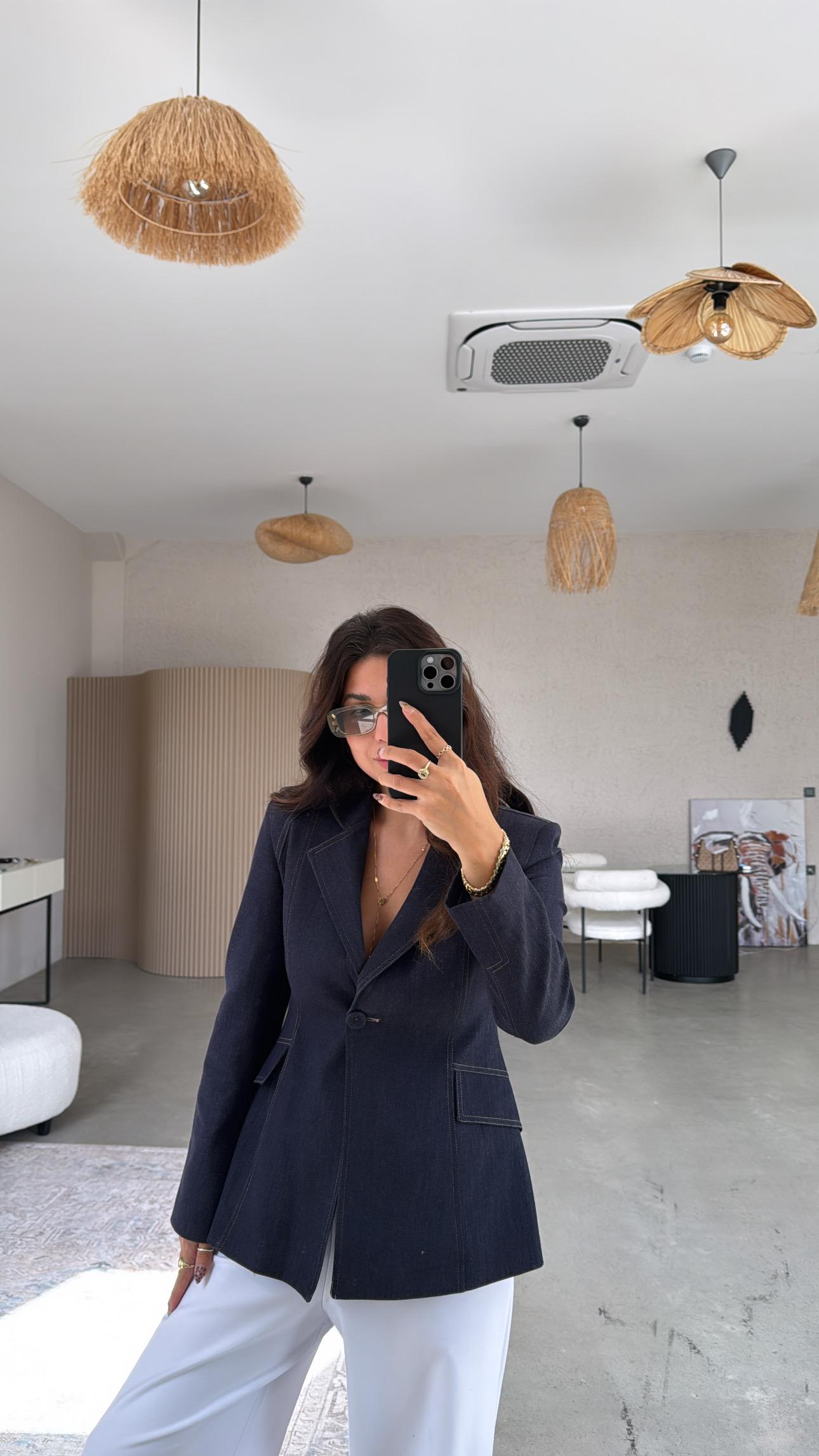 Astarlı Premium Jean Ceket