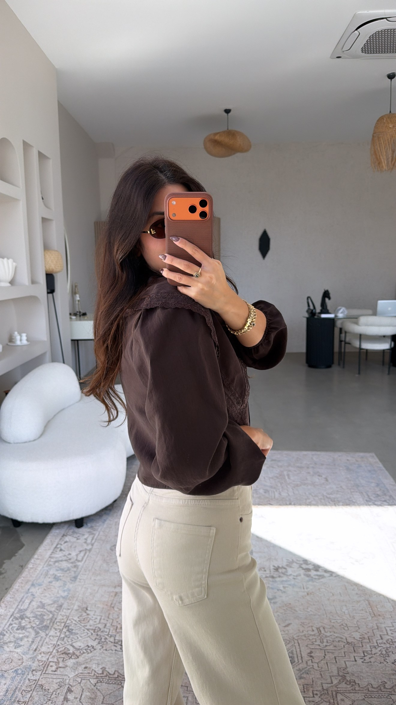 Bej Massi Push Up Destekli Orijinal Jean