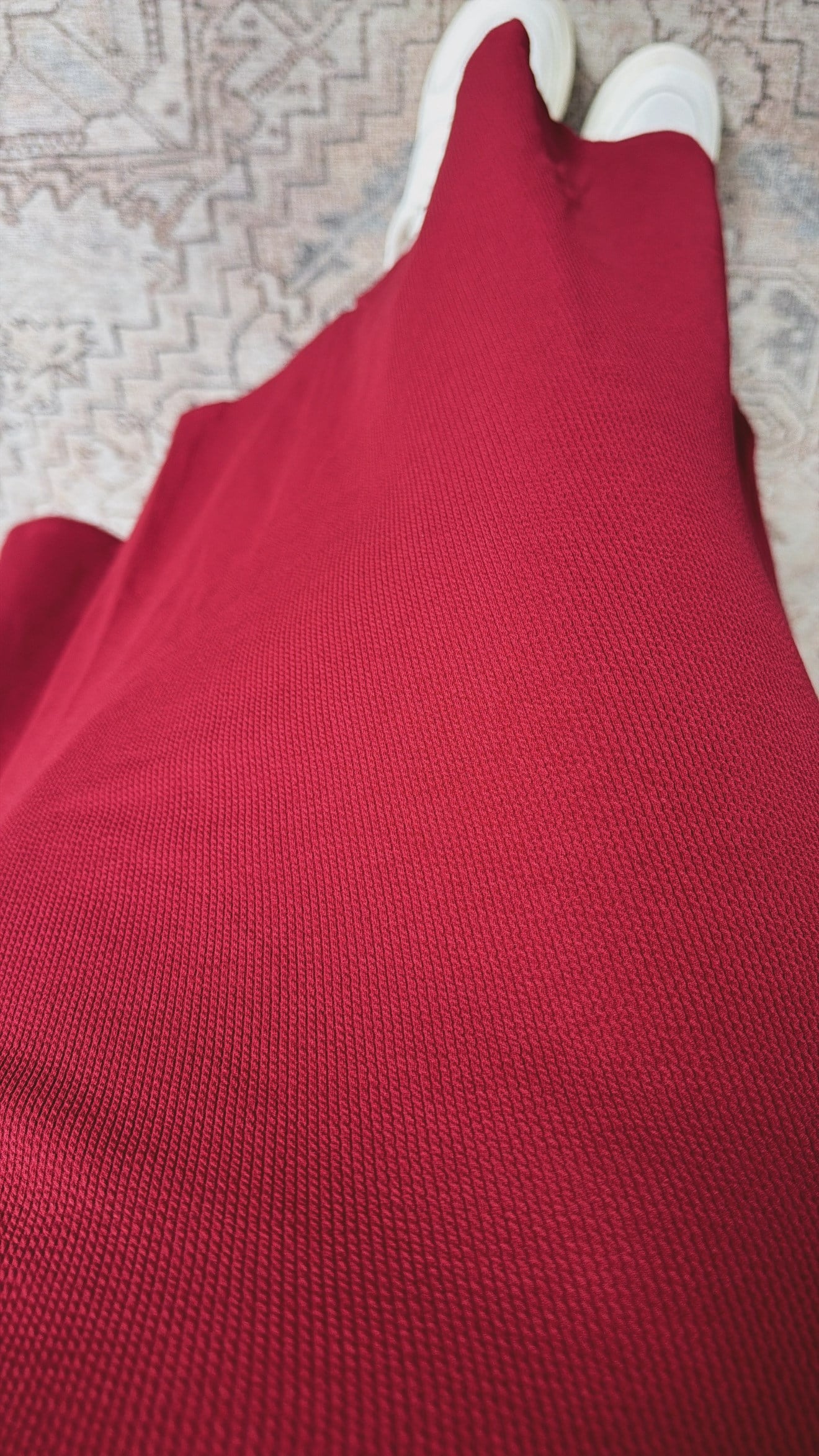 Bordo Kaşkorse Etek