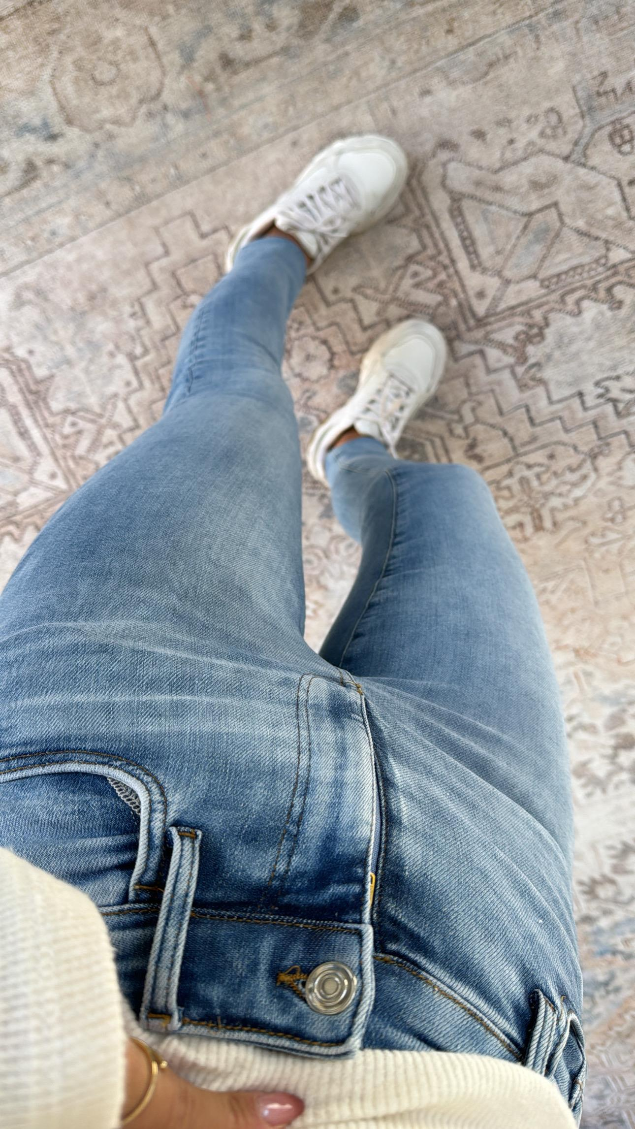 Full Lycra Mavi Toparlayıcı Jean