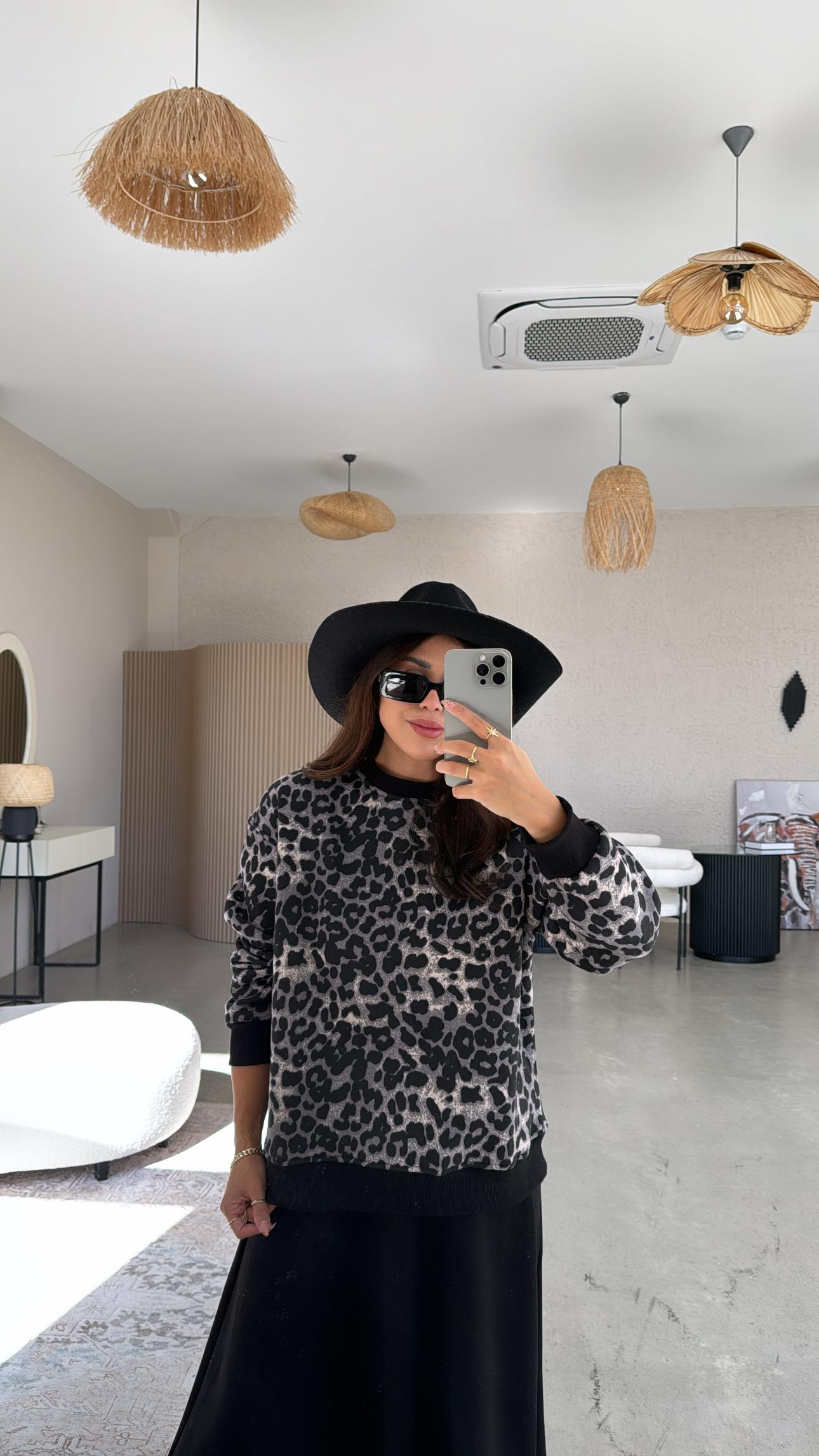 Grili Leopar Sweatshirt