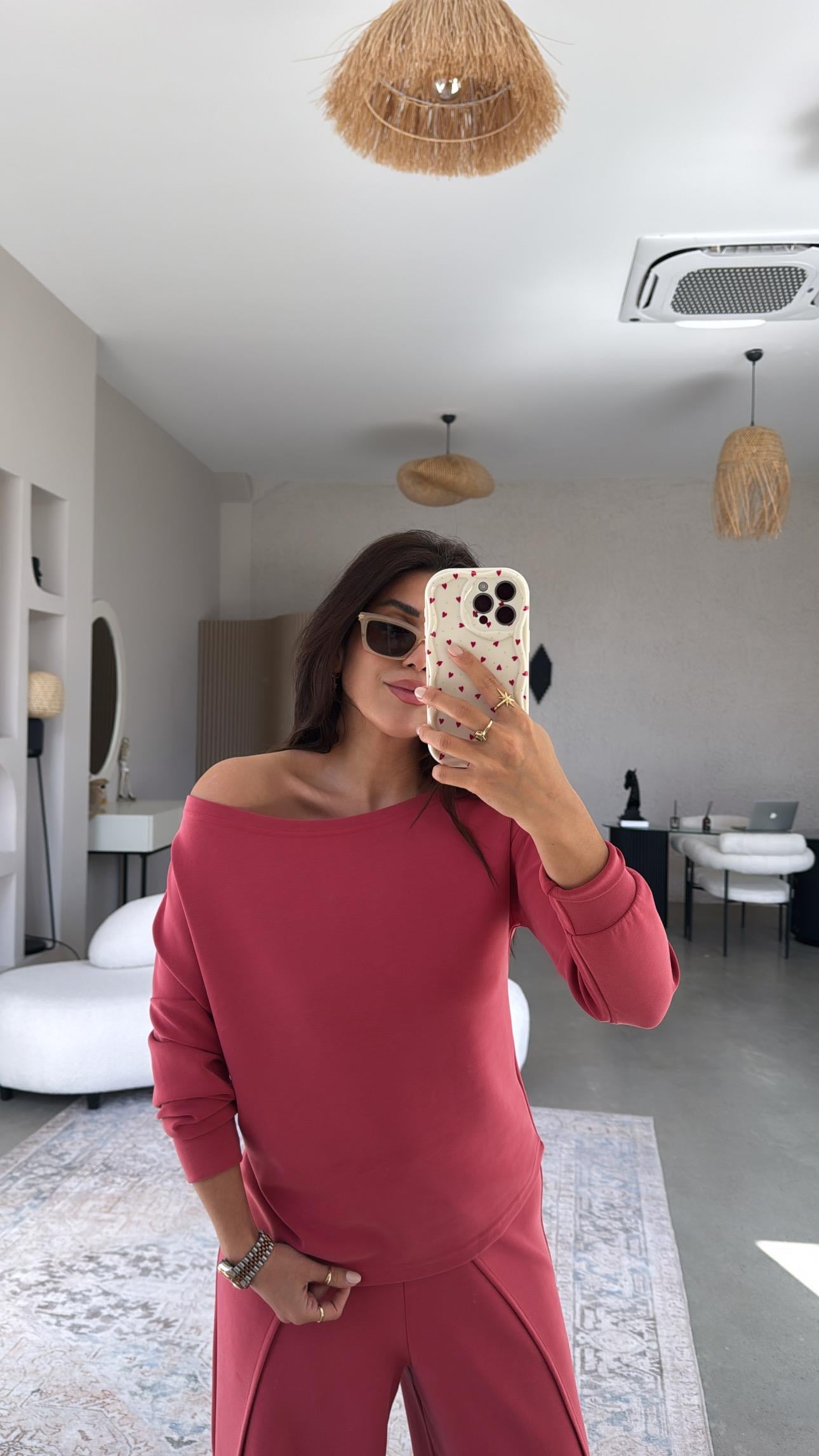 Gülkurusu Beli Detaylı Premium Modal Takım