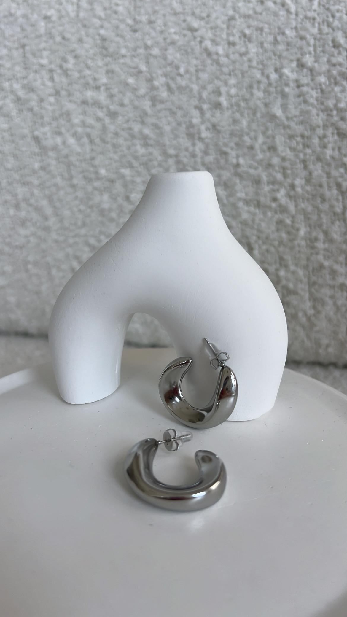 İthal Silver C Küpe