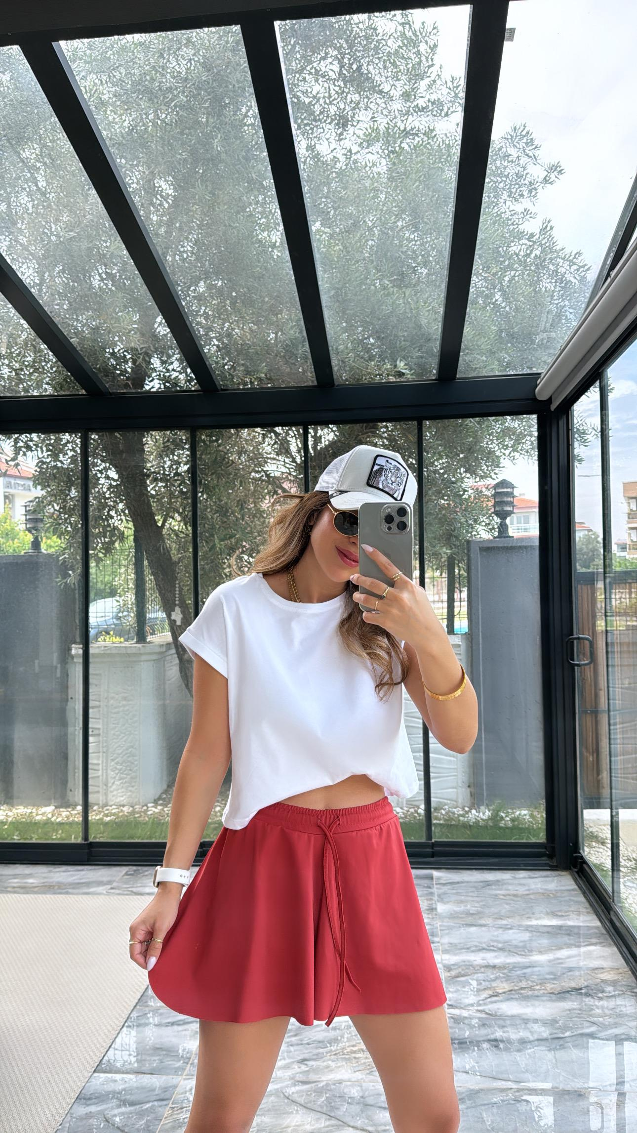 Kiremit Tenis Şort