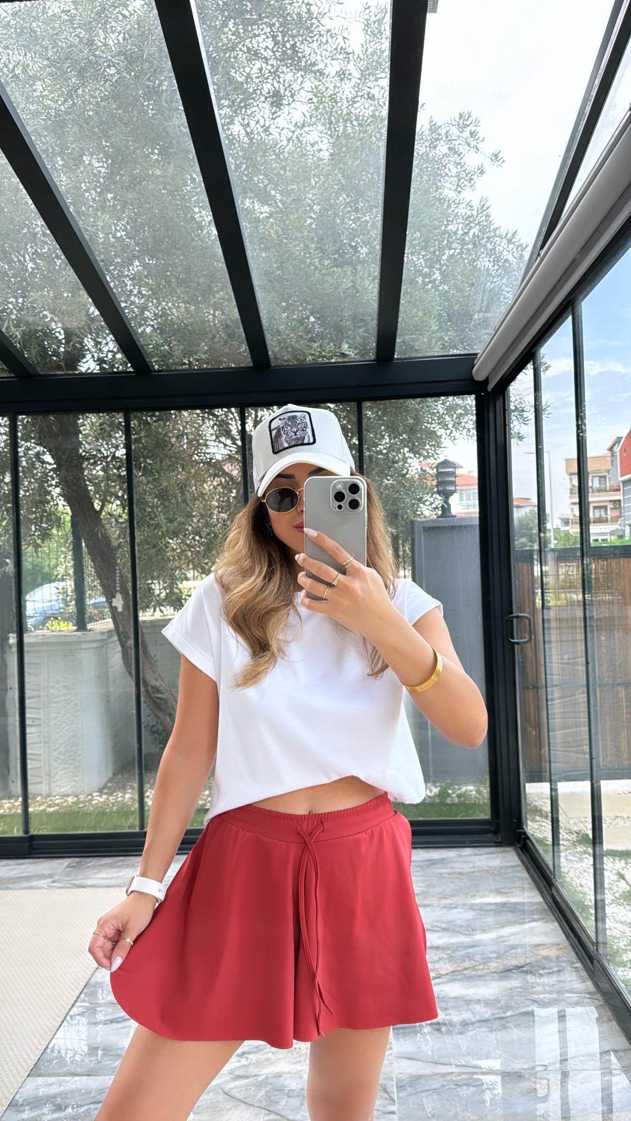 Kiremit Tenis Şort
