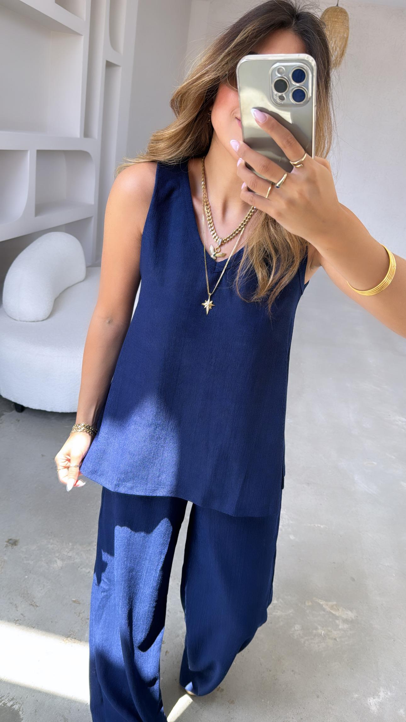 Lacivert Bürümcük Basic Takım