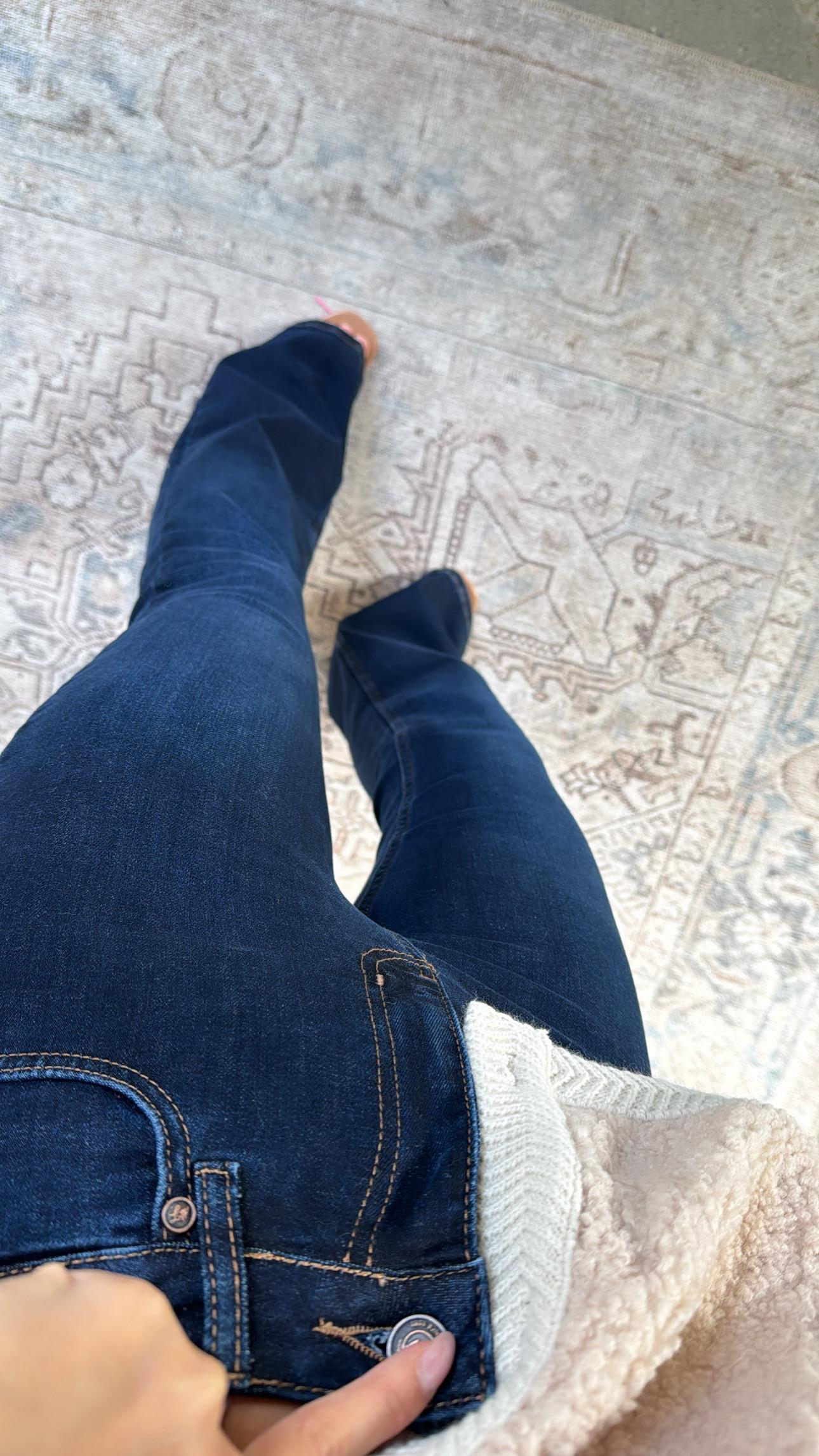 Lacivert İspanyol Likralı Premium Jean