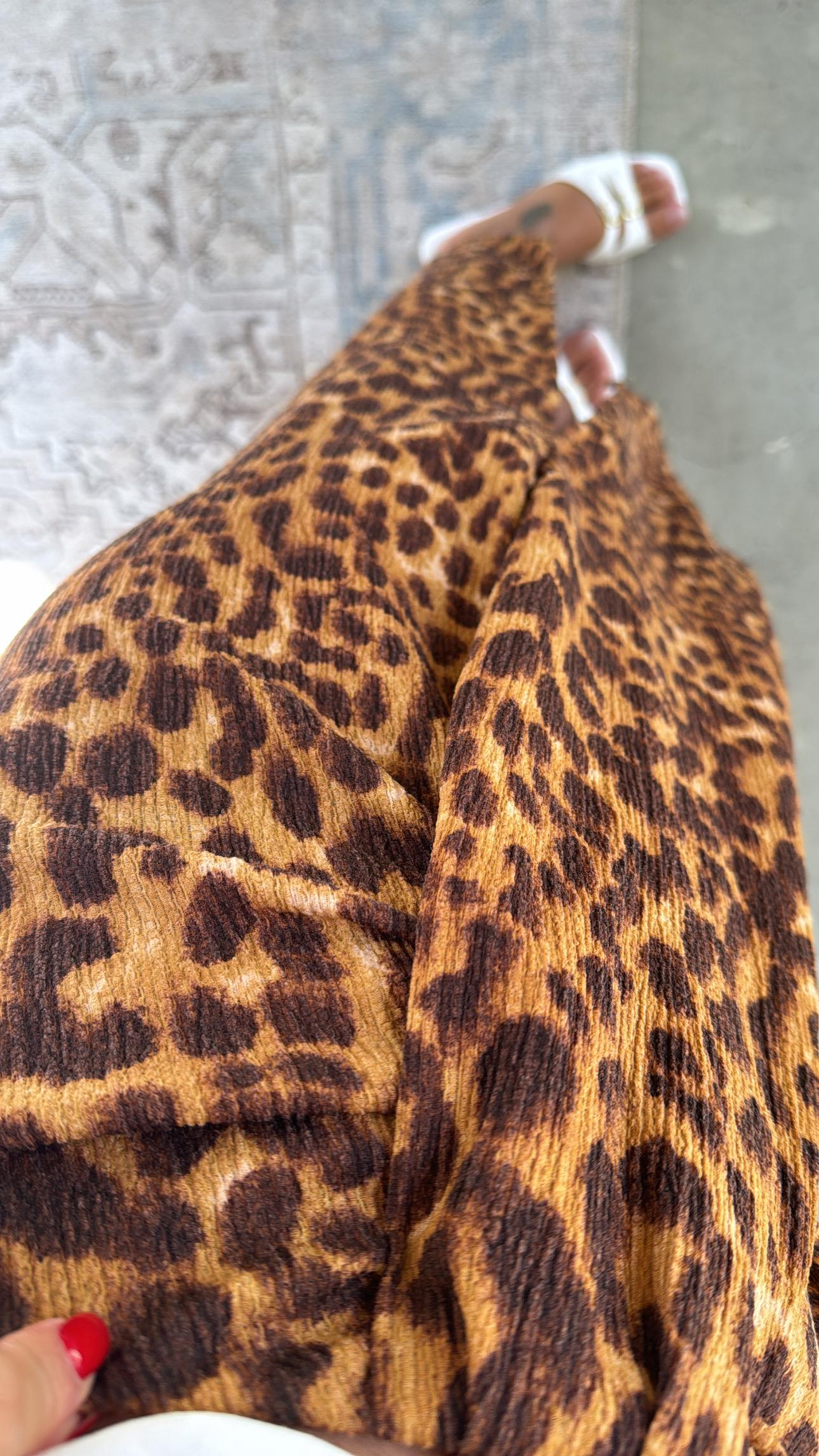 Leopar Düğümlü Etek