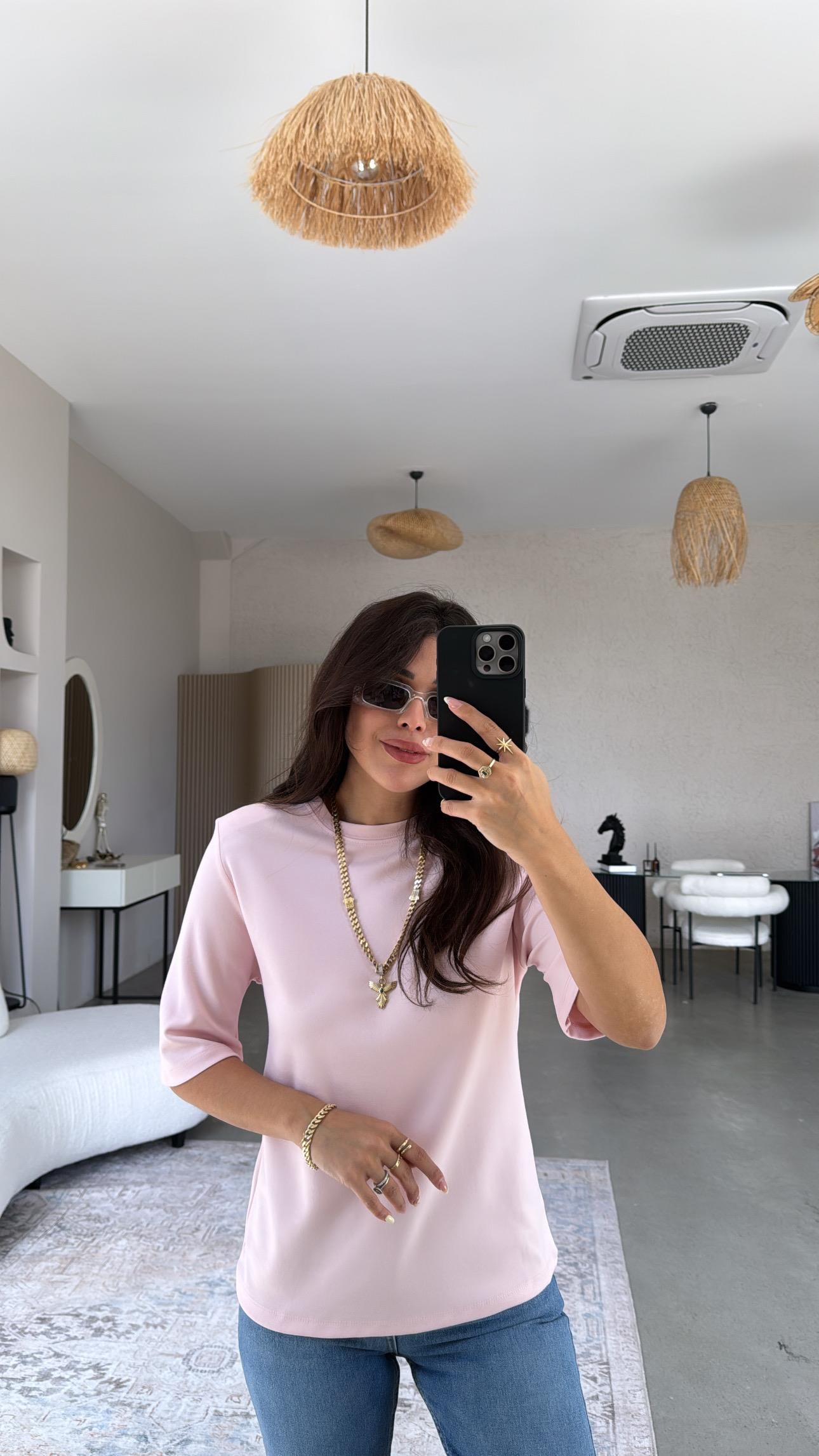 Pembe Massi Vatkalı Tshirt