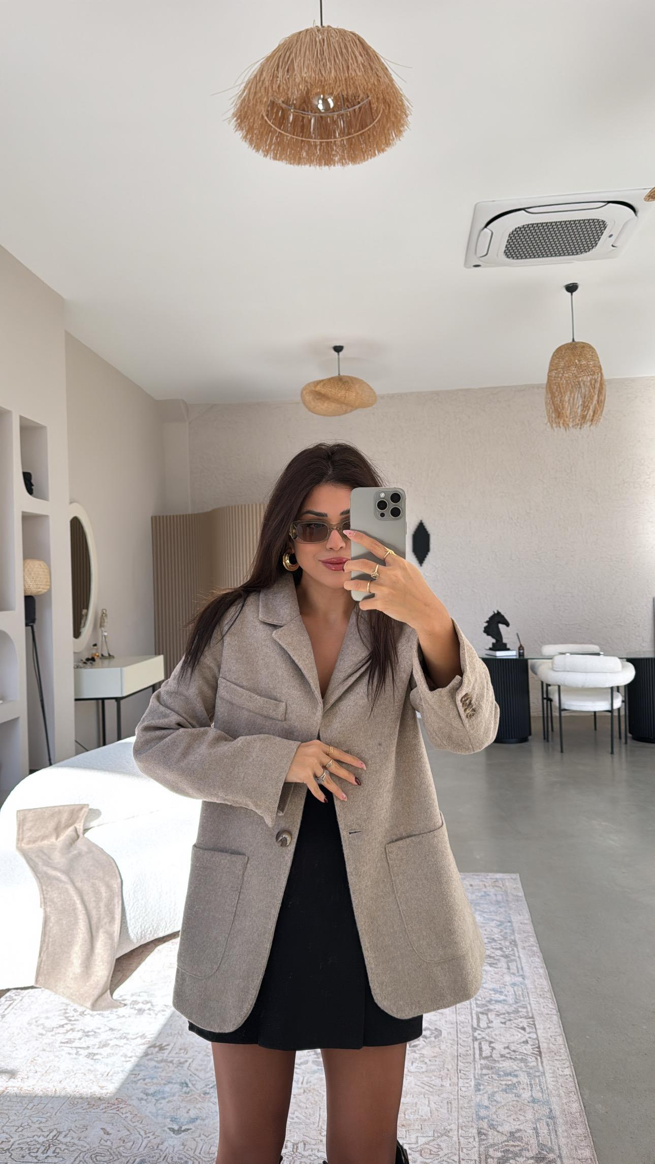 Premium Kaşe Şallı Ceket