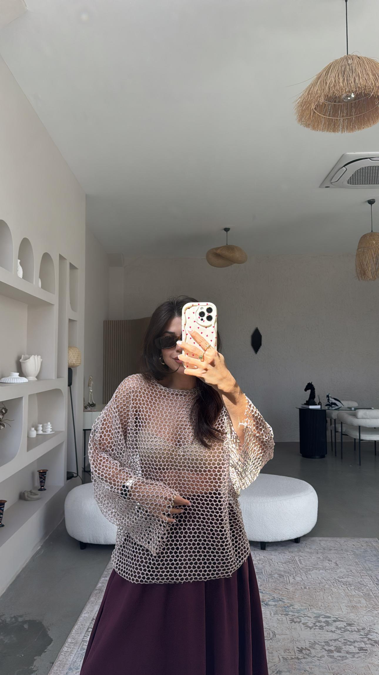 Pudra Simli File Bluz