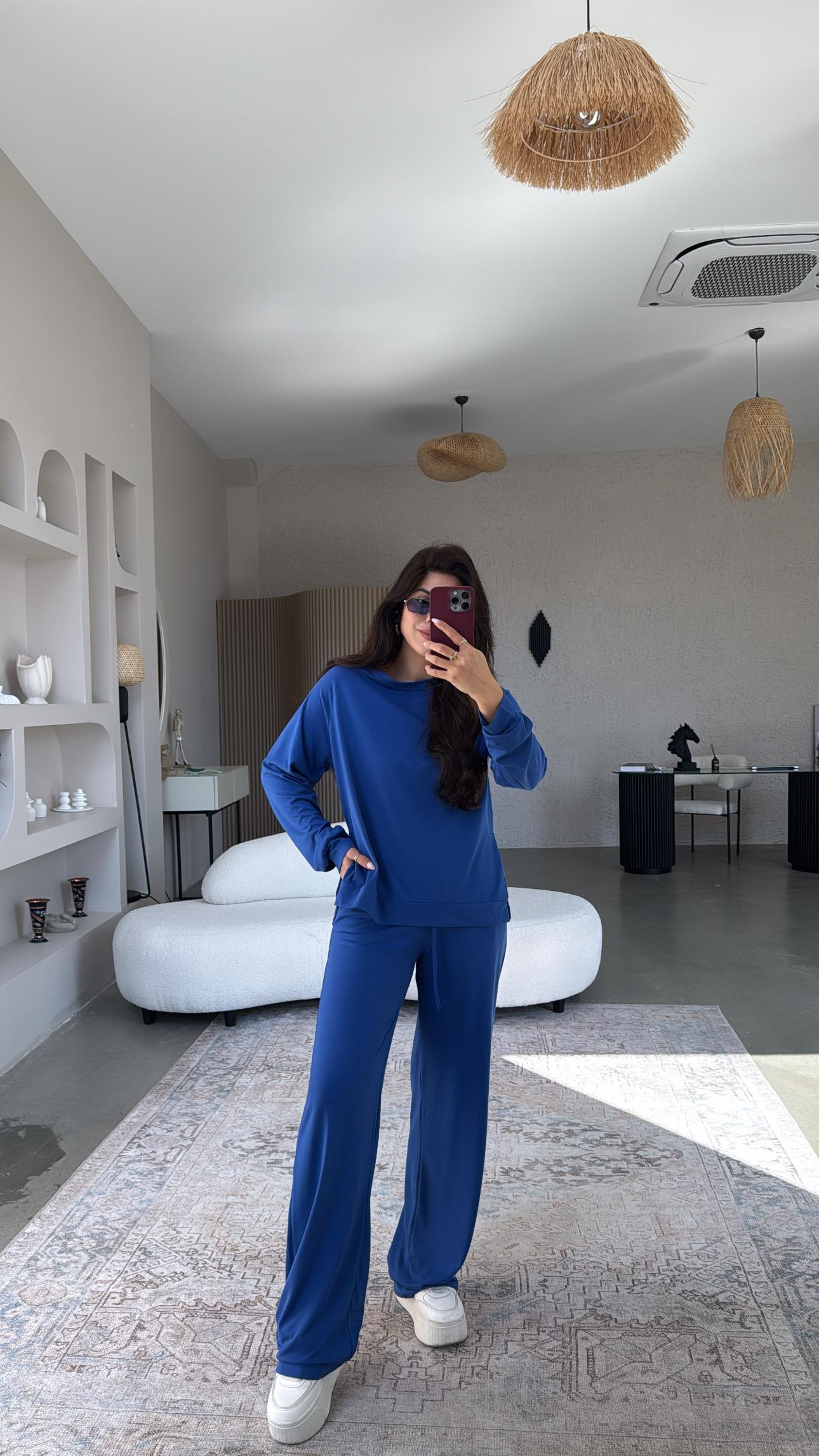 Saks Mavi Modal Basic Takım