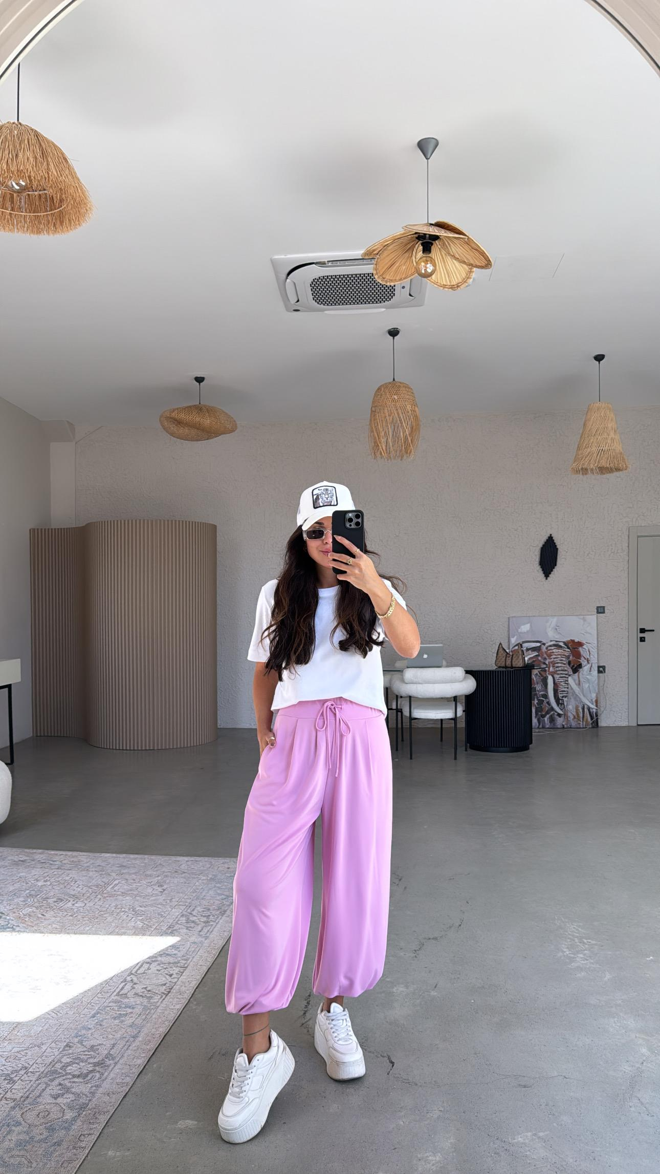 Şeker Pembe Buzzy Şalvar