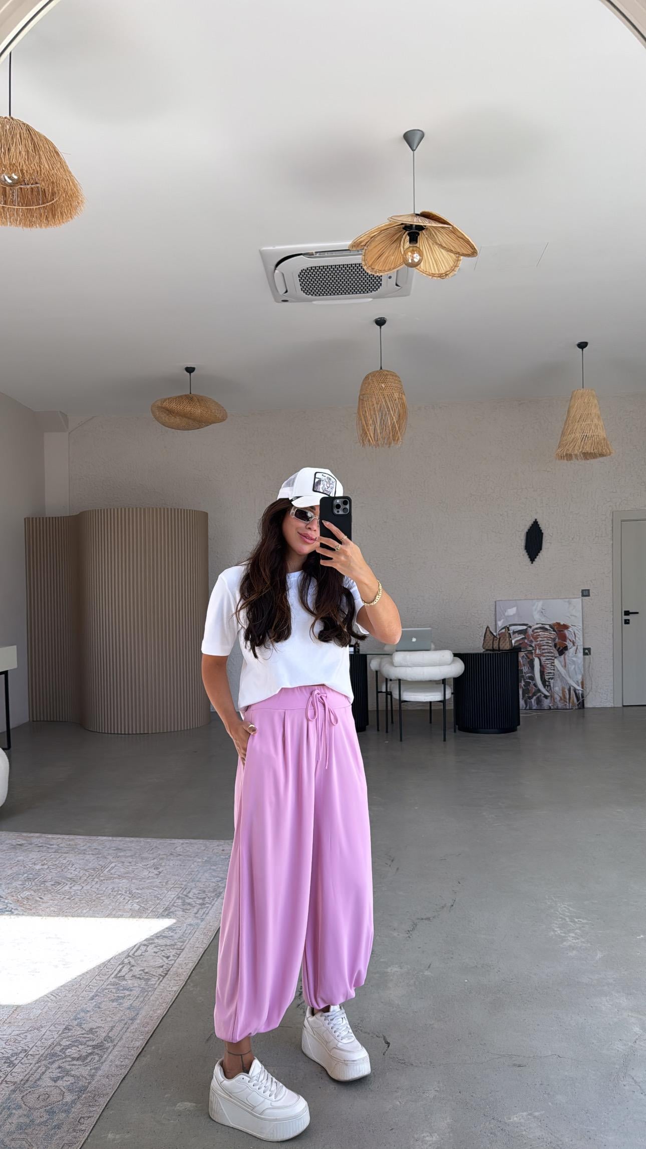 Şeker Pembe Buzzy Şalvar