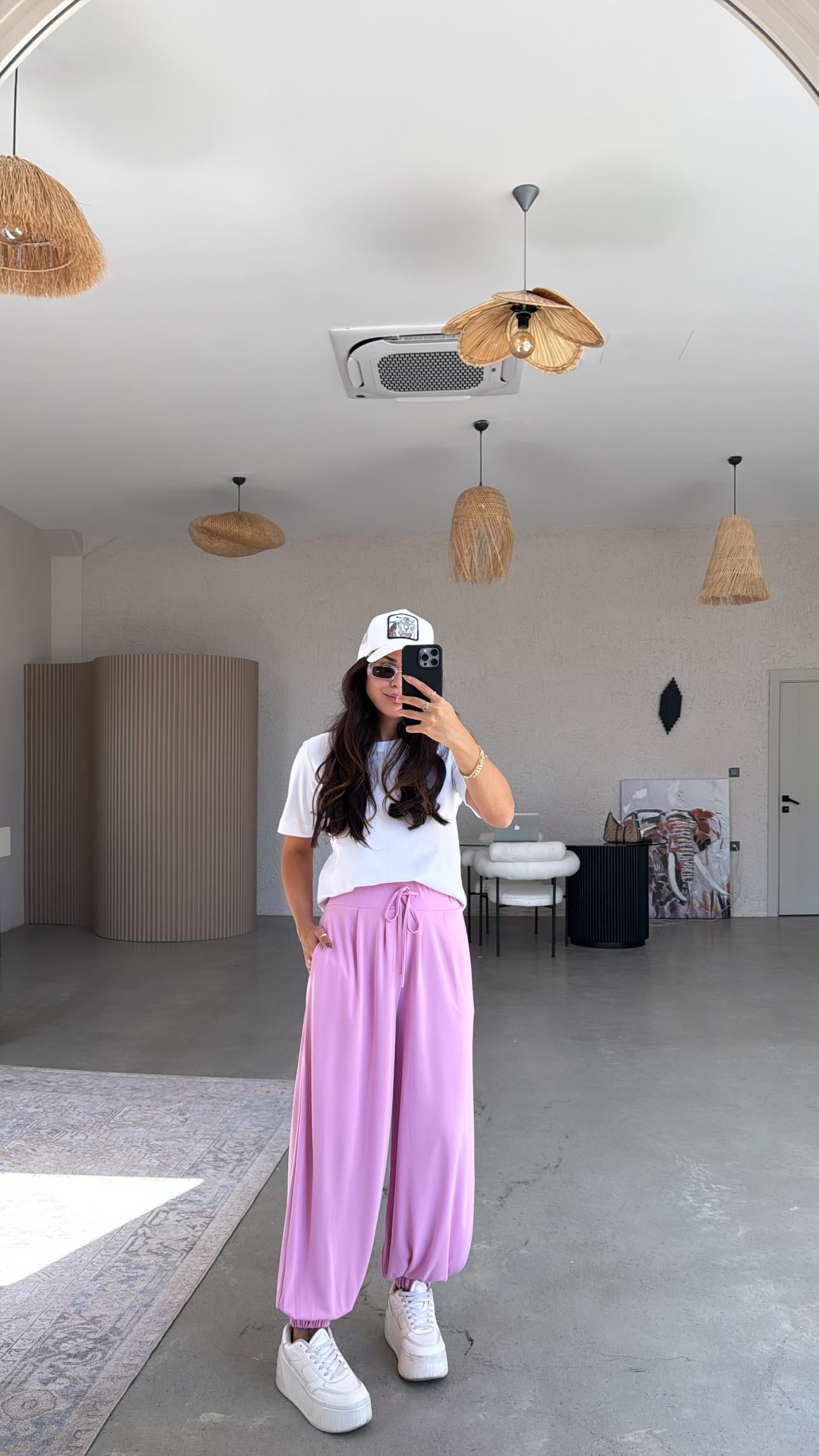 Şeker Pembe Buzzy Şalvar