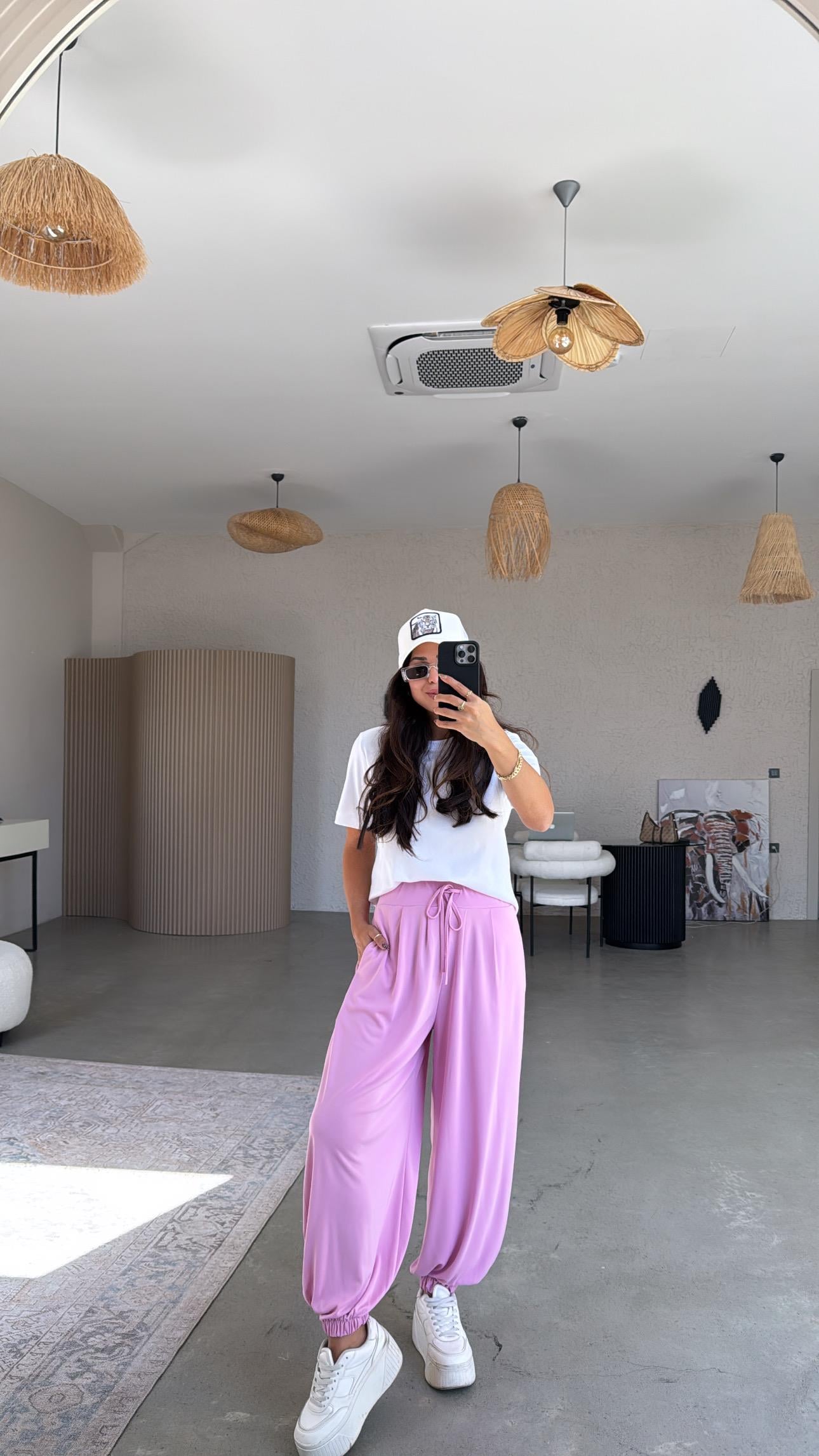 Şeker Pembe Buzzy Şalvar