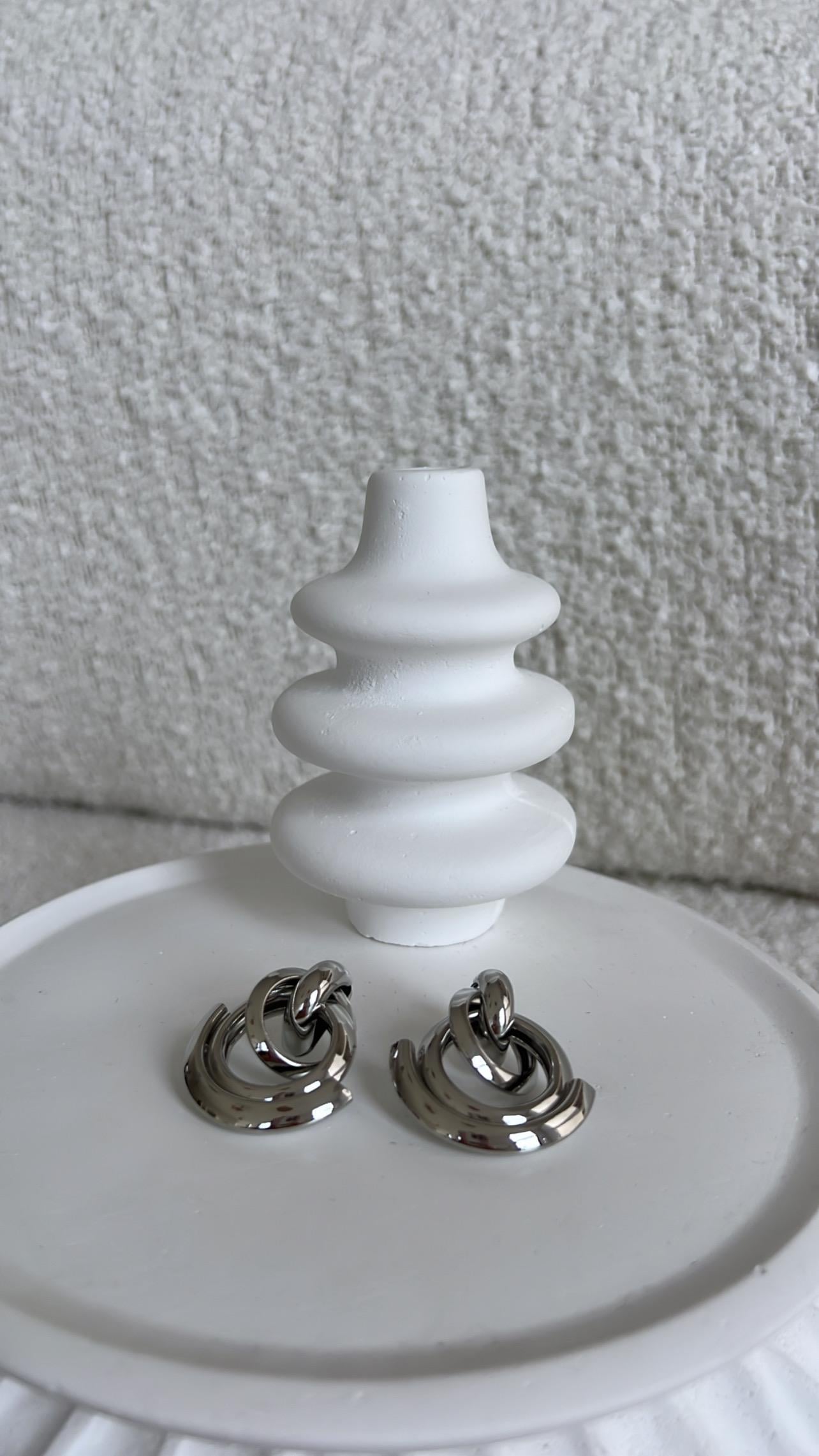 Silver Vintage Model Küpe