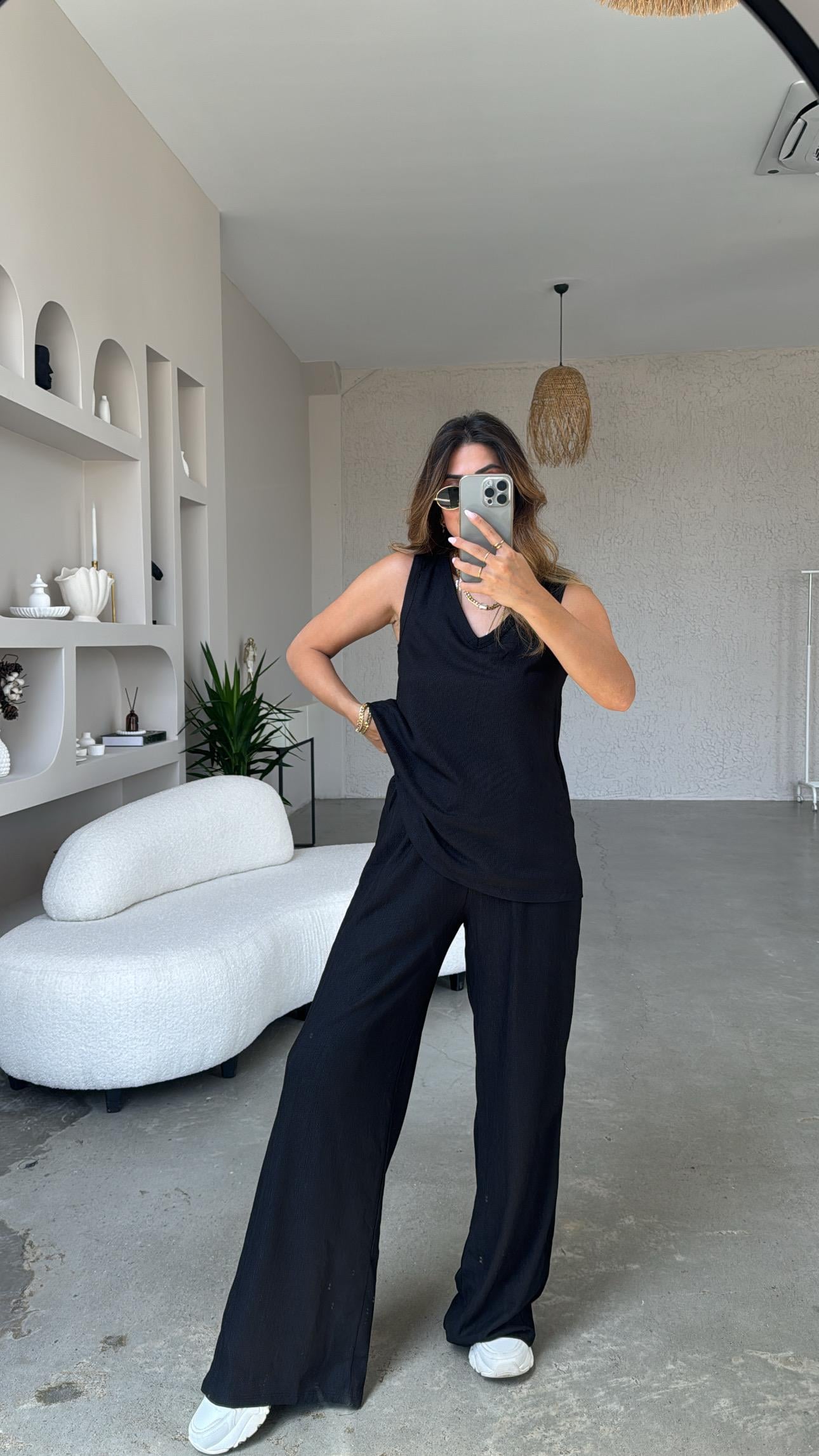 Siyah Bürümcük Basic Takım