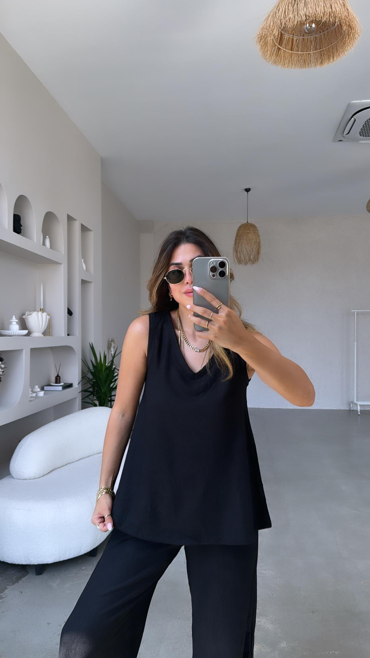 Siyah Bürümcük Basic Takım