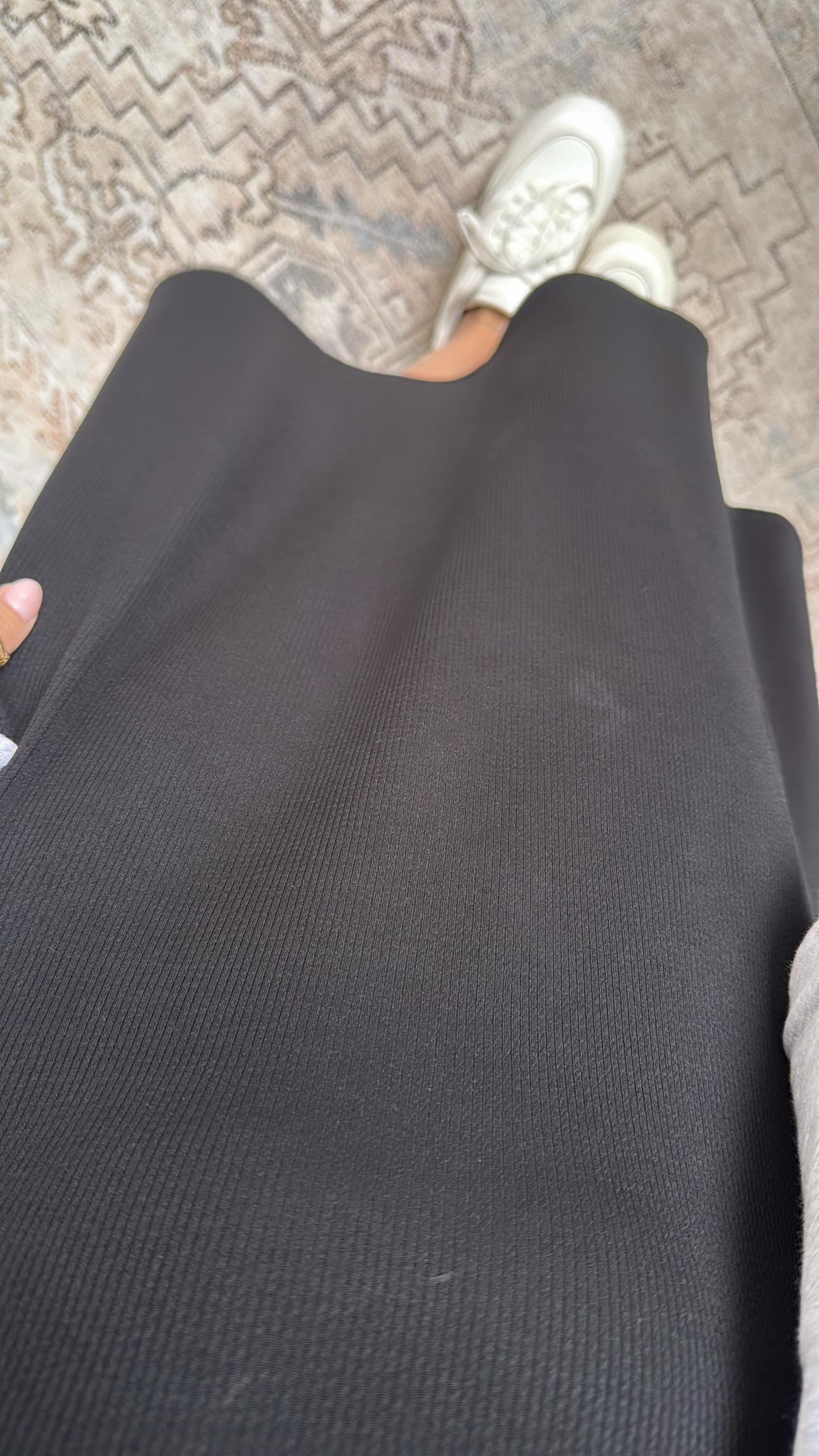 Siyah Kaşkorse Etek