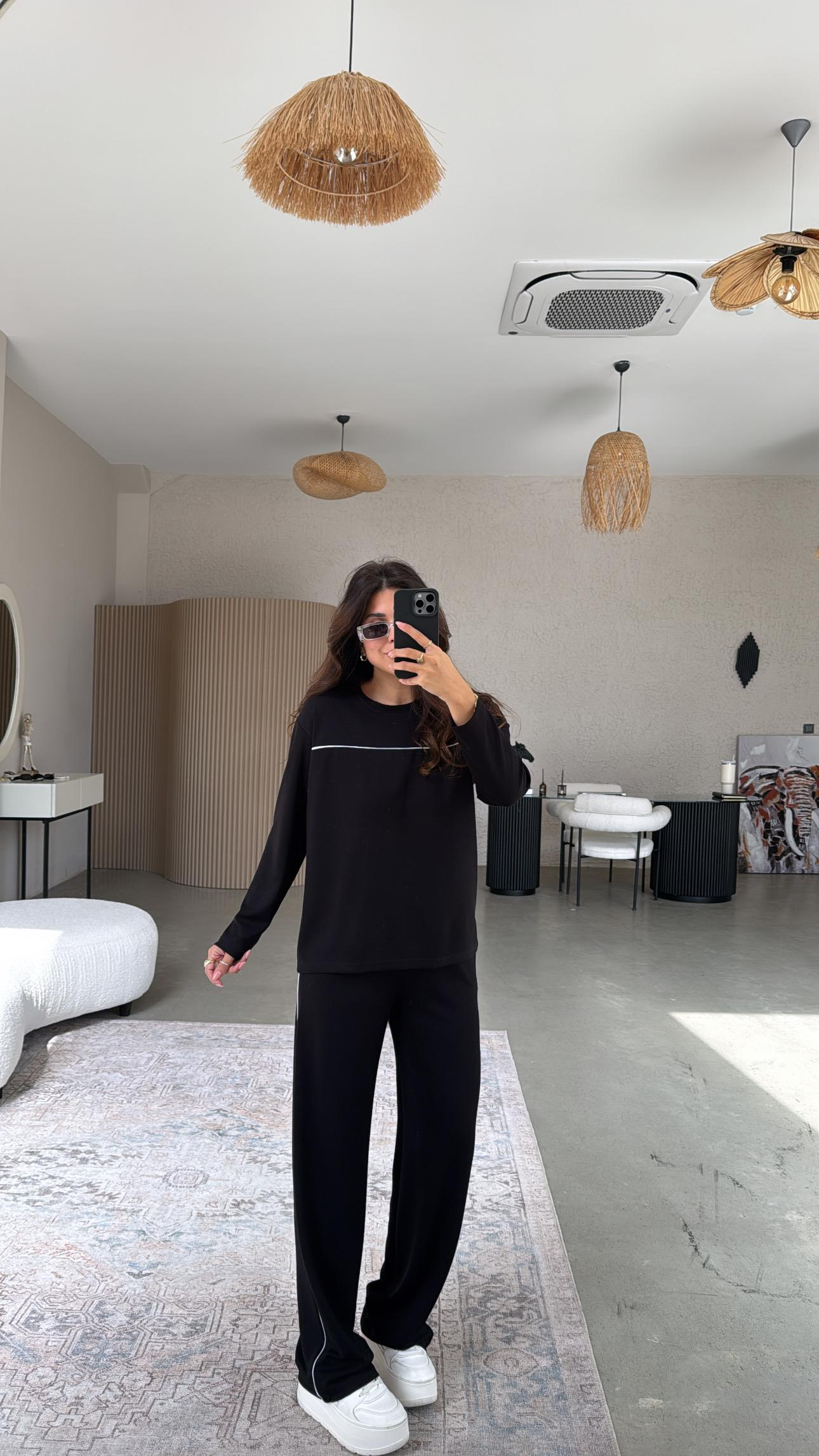 Siyah Modal Ön Biyeli Takım