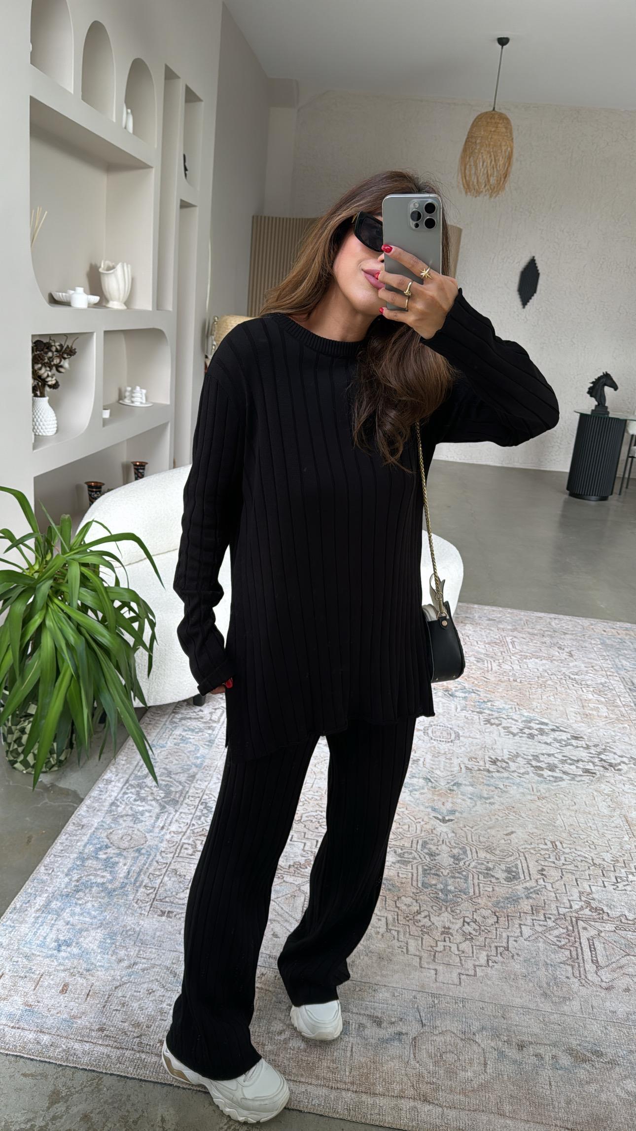 Siyah Mssmo Triko Takım