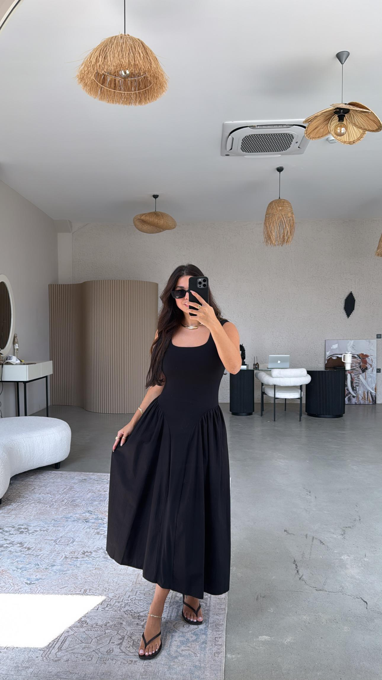 Siyah Sofia Elbise