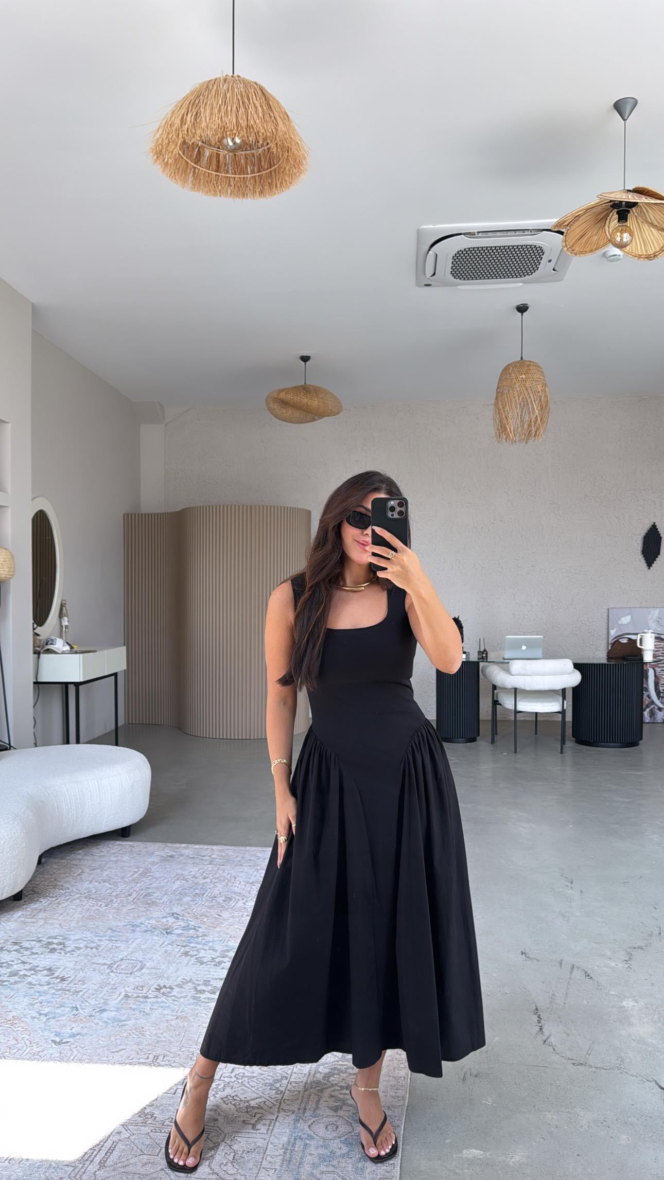 Siyah Sofia Elbise