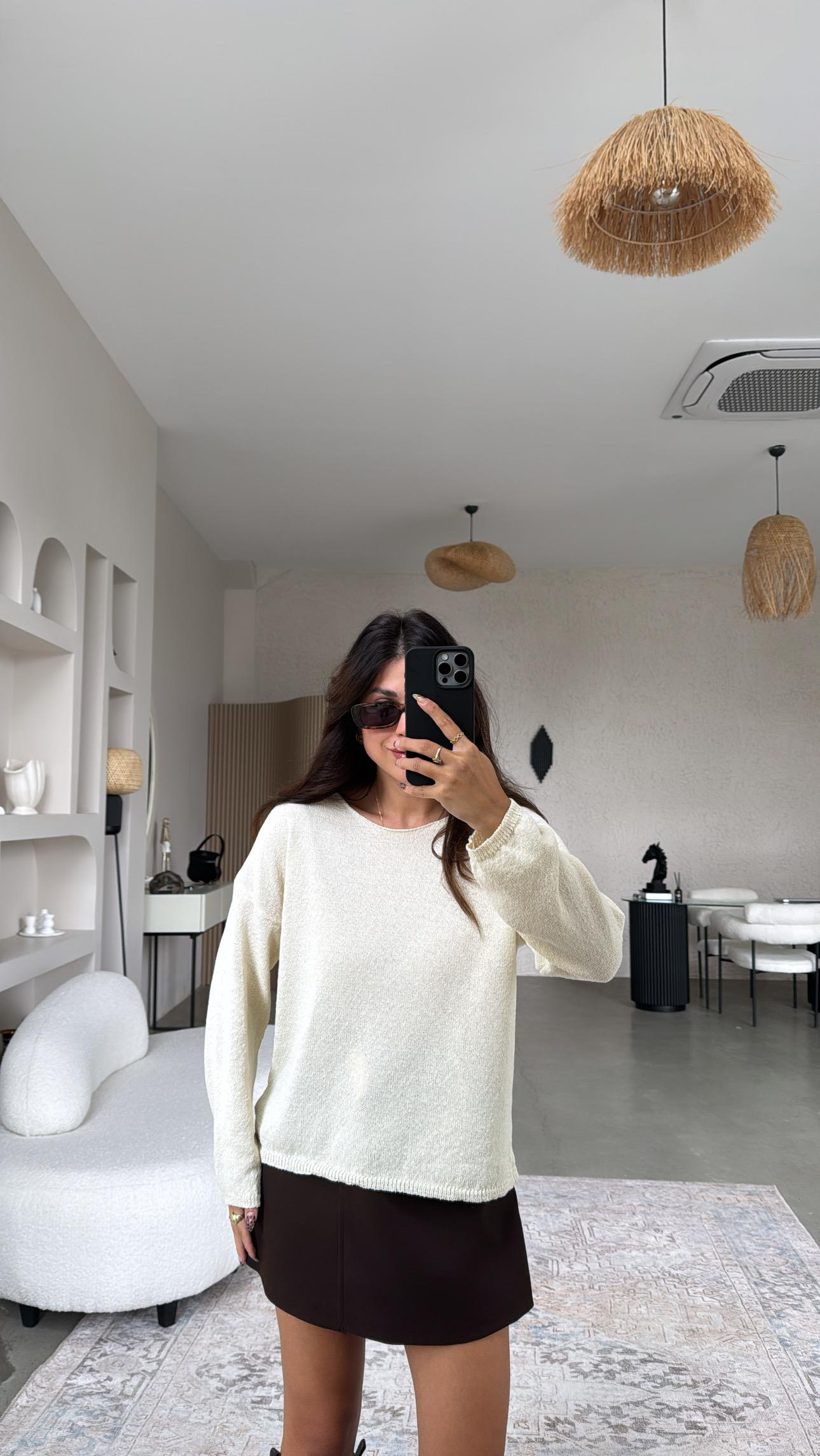 Vanilya Baharlık Basic Triko