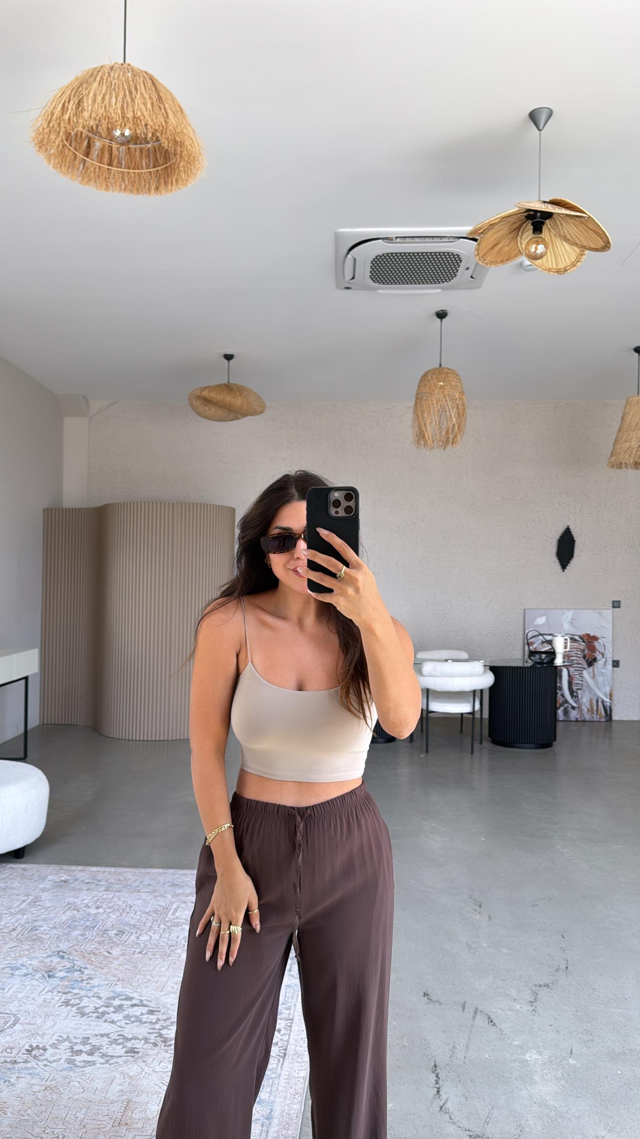 Vizon Lastik Askı Crop