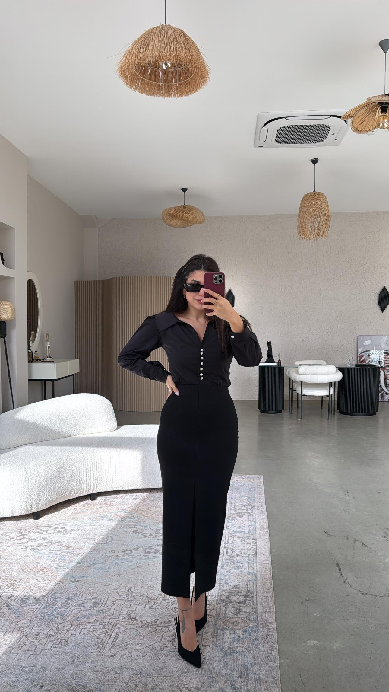 ZR Model Çelik Yırtmaçlı Etek