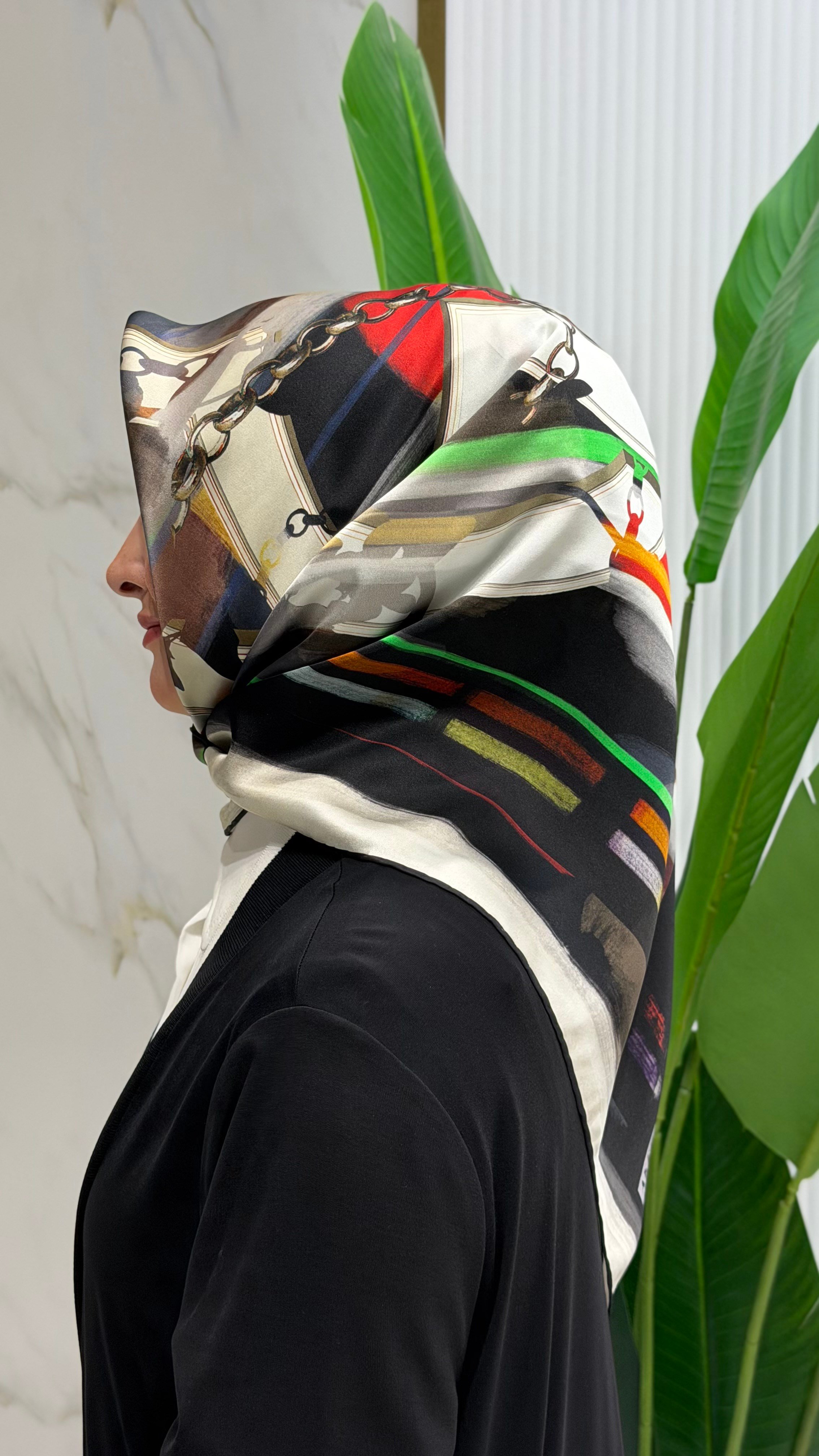 AKER SURA İPEK EŞARP 8979701-312